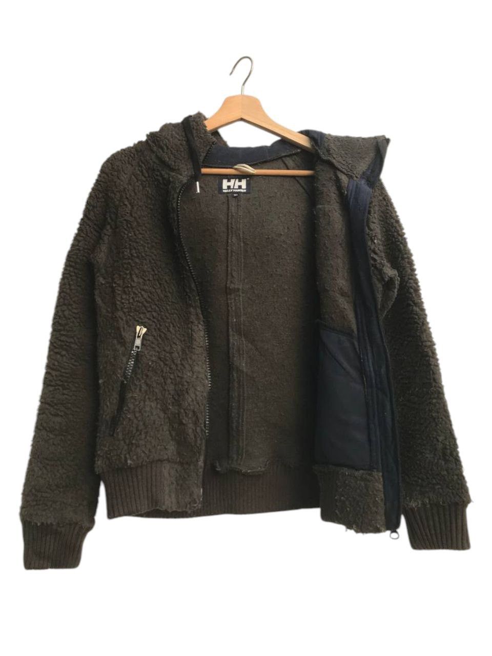 Helly Hansen Vintage Helly Hansen Deep Piled Fleece Hoodie Size M / US 6-8 / IT 42-44 - 2 Thumbnail