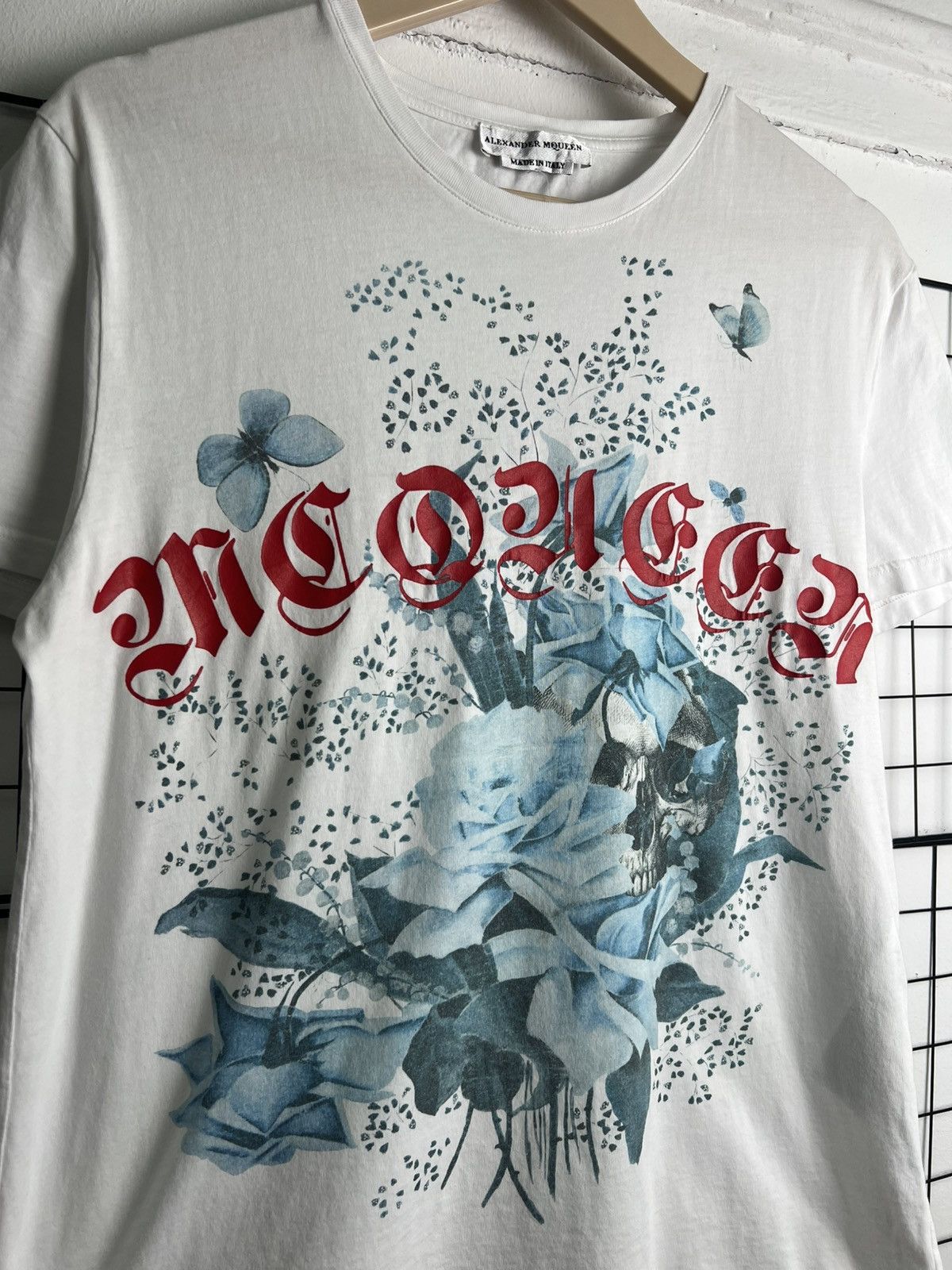 Alexander McQueen Alexander Mc Queen Skull Floral Tee Size US M / EU 48-50 / 2 - 2 Thumbnail