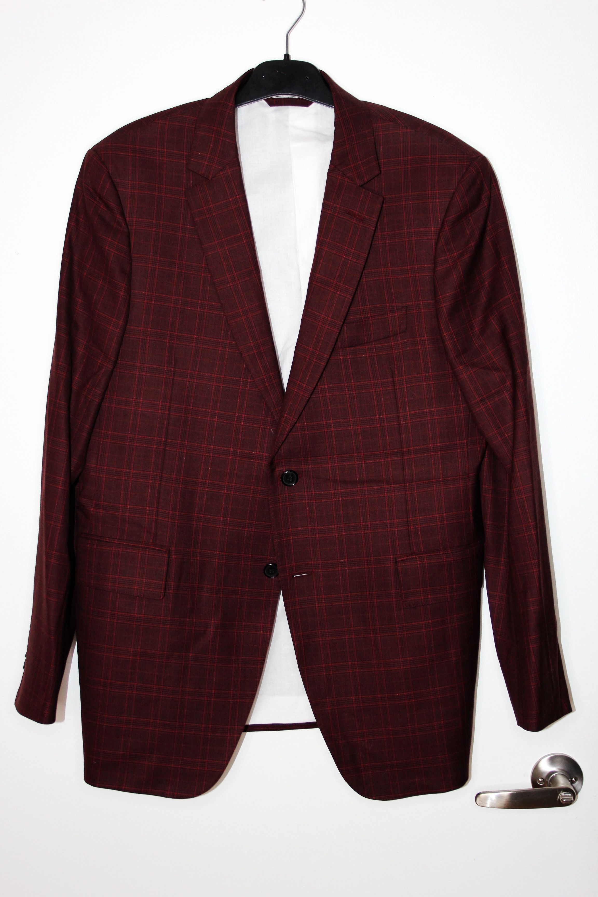 BNWT SS18 CALVIN KLEIN 205W39NYC TARTAN BLAZER JACKET 50