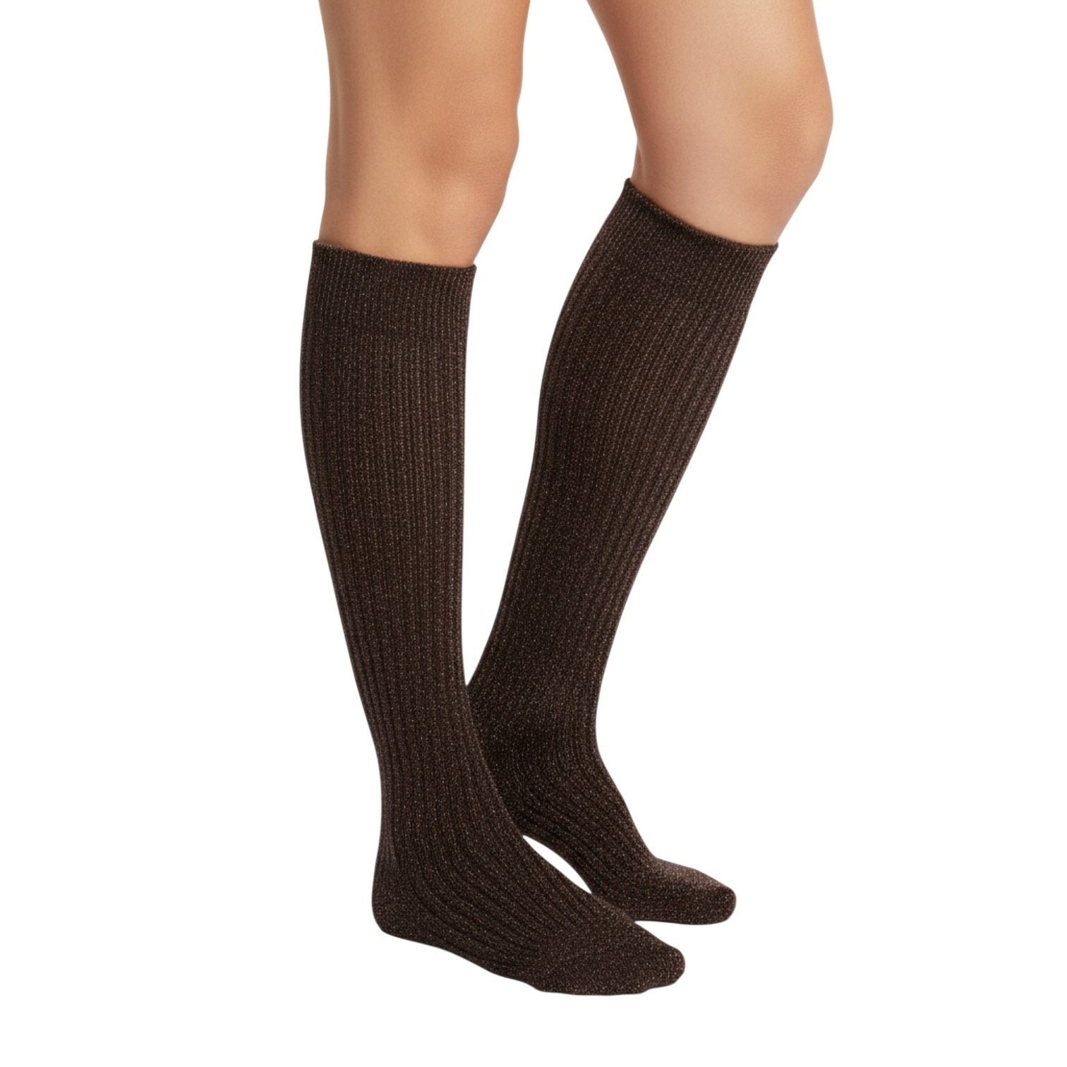 Gucci Gucci Wool Red/Black Metallic Crew Socks, M9 20-22cm Size ONE SIZE - 1 Thumbnail