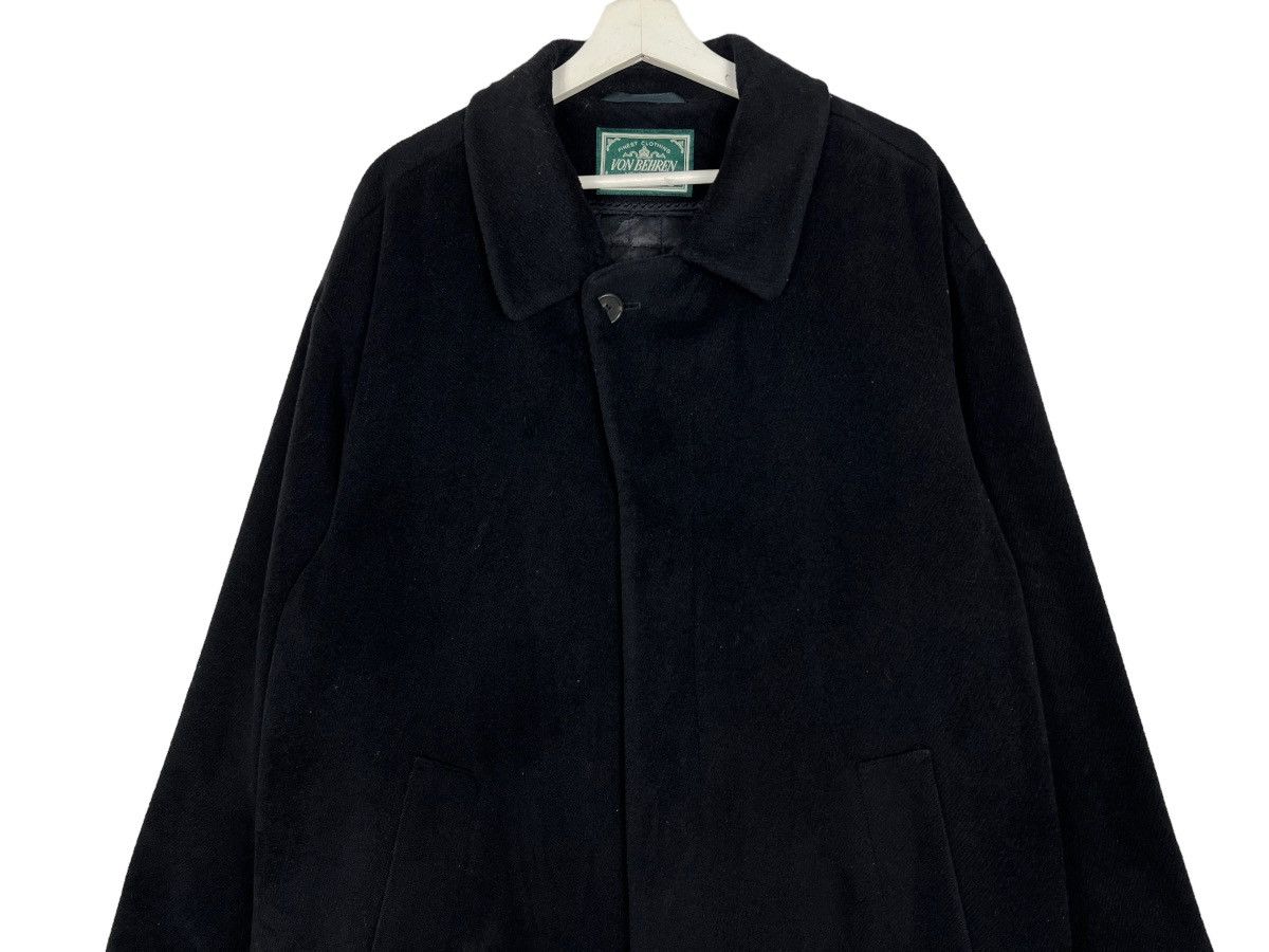Autumn Cashmere 🔥 VON BEHREN SUPERFINE CASMERE & WOOL OVERCOAT MADE GERMANY Size US XL / EU 56 / 4 - 5 Thumbnail