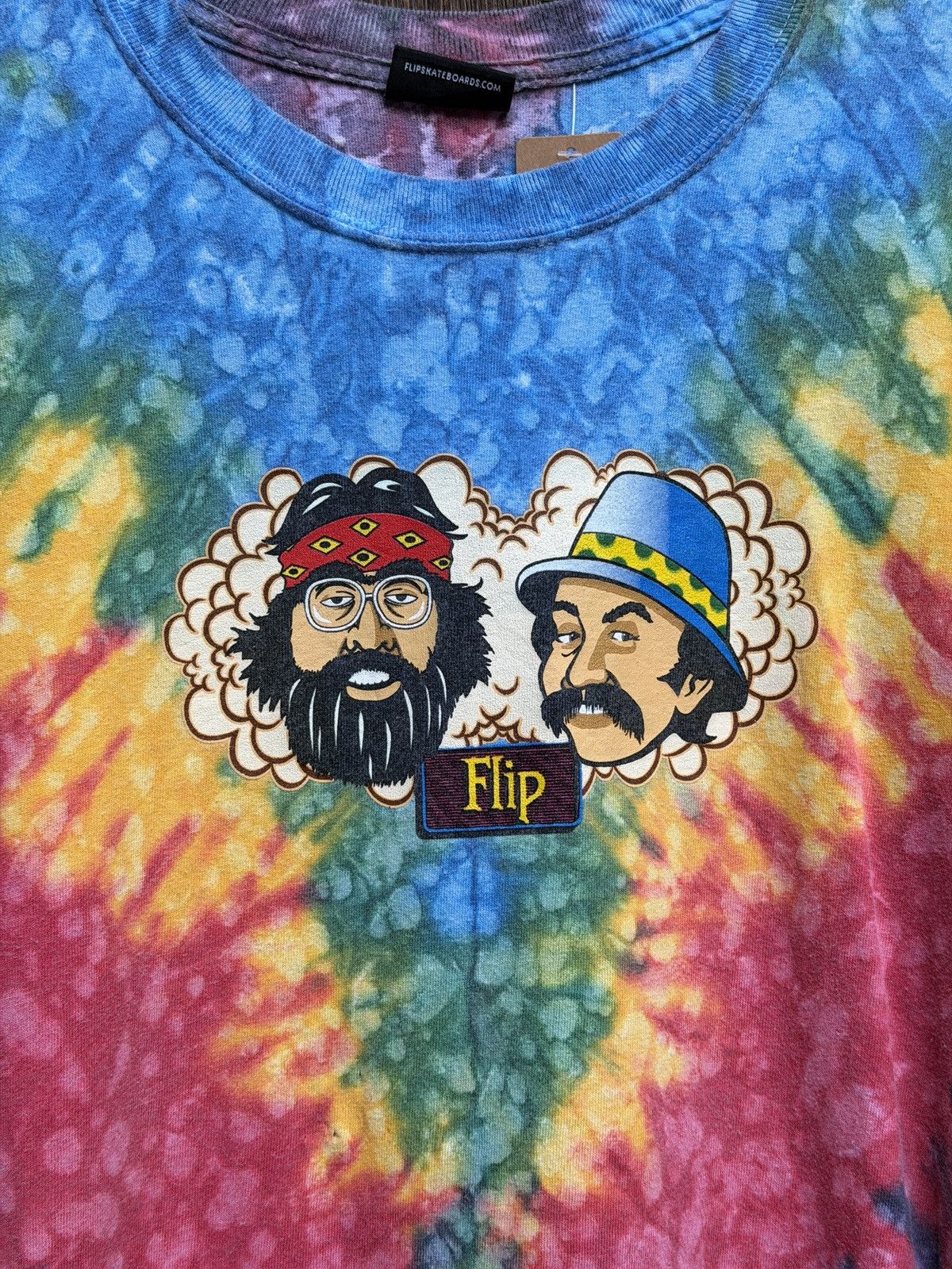 Flip Skateboards Vintage Flip Skateboard x Cheech & Chong T-Shirt Size US L / EU 52-54 / 3 - 3 Thumbnail