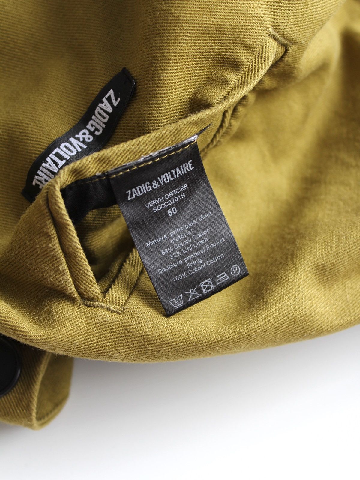 Zadig & Voltaire Zadig Voltaire Veryh Officer Olive Green Blazer Jacket Size US M / EU 48-50 / 2 - 7 Thumbnail