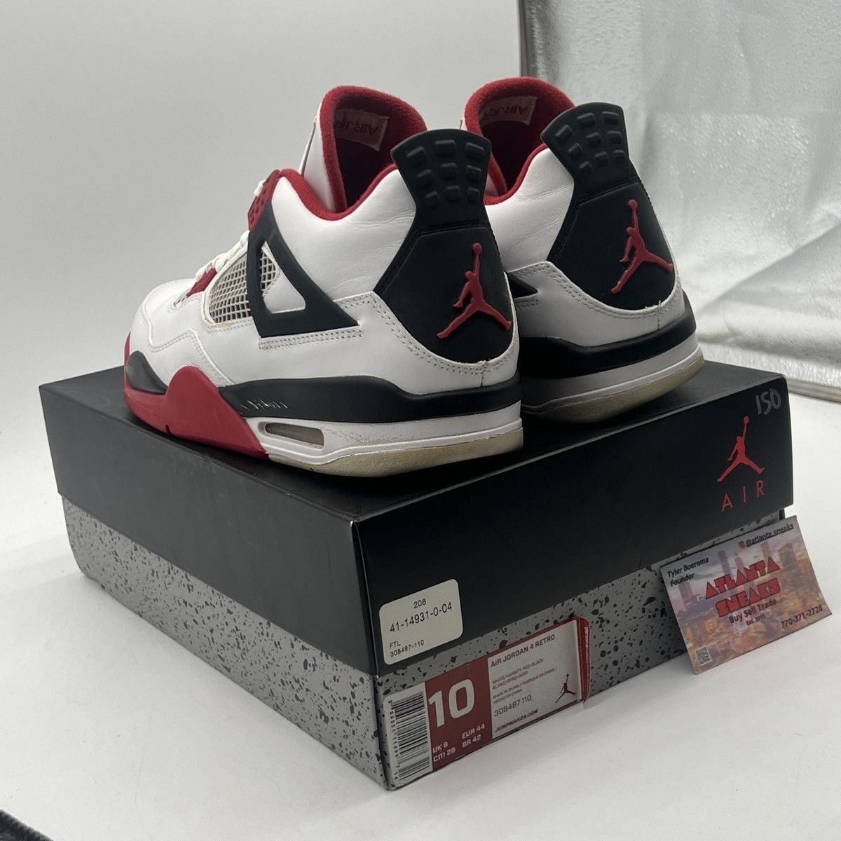 Jordan Brand Air Jordan 4 fire red Size US 10 / EU 43 - 4 Thumbnail