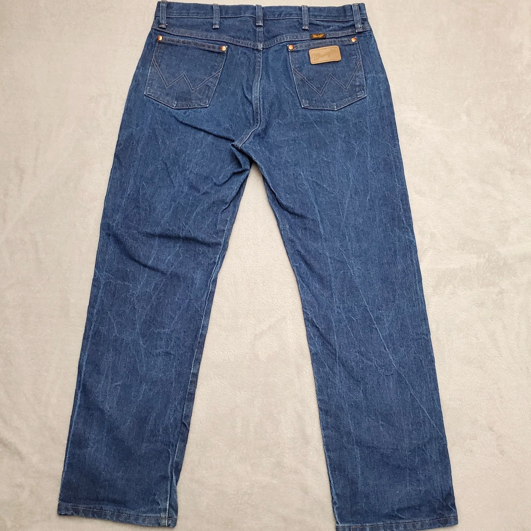 Wrangler VINTAGE Wrangler Jeans Men 36x30 Blue Denim Pants 13MWZ Western Cowboy Pants Jeans Size US 36 / EU 52 - 7 Thumbnail