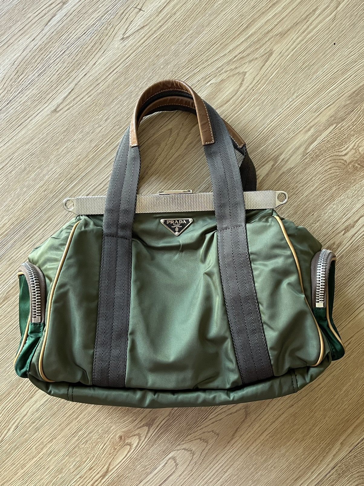 Prada Prada SS04 Runway Tessuto Active Frame Bag Size ONE SIZE - 2 Thumbnail