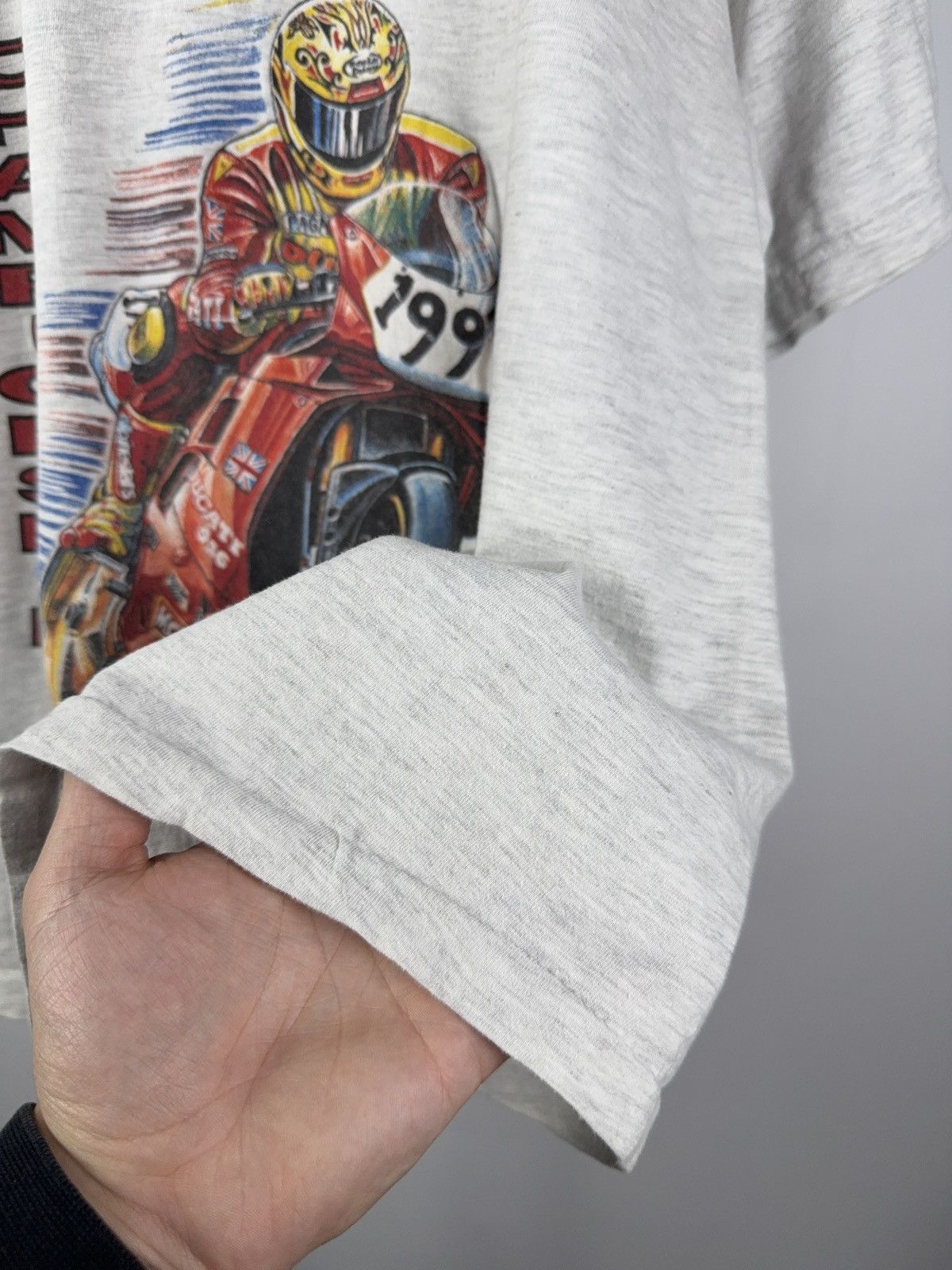 Vintage Vintage 1998 Super Bike British Championship Moto T shirt Size US S / EU 44-46 / 1 - 7 Thumbnail