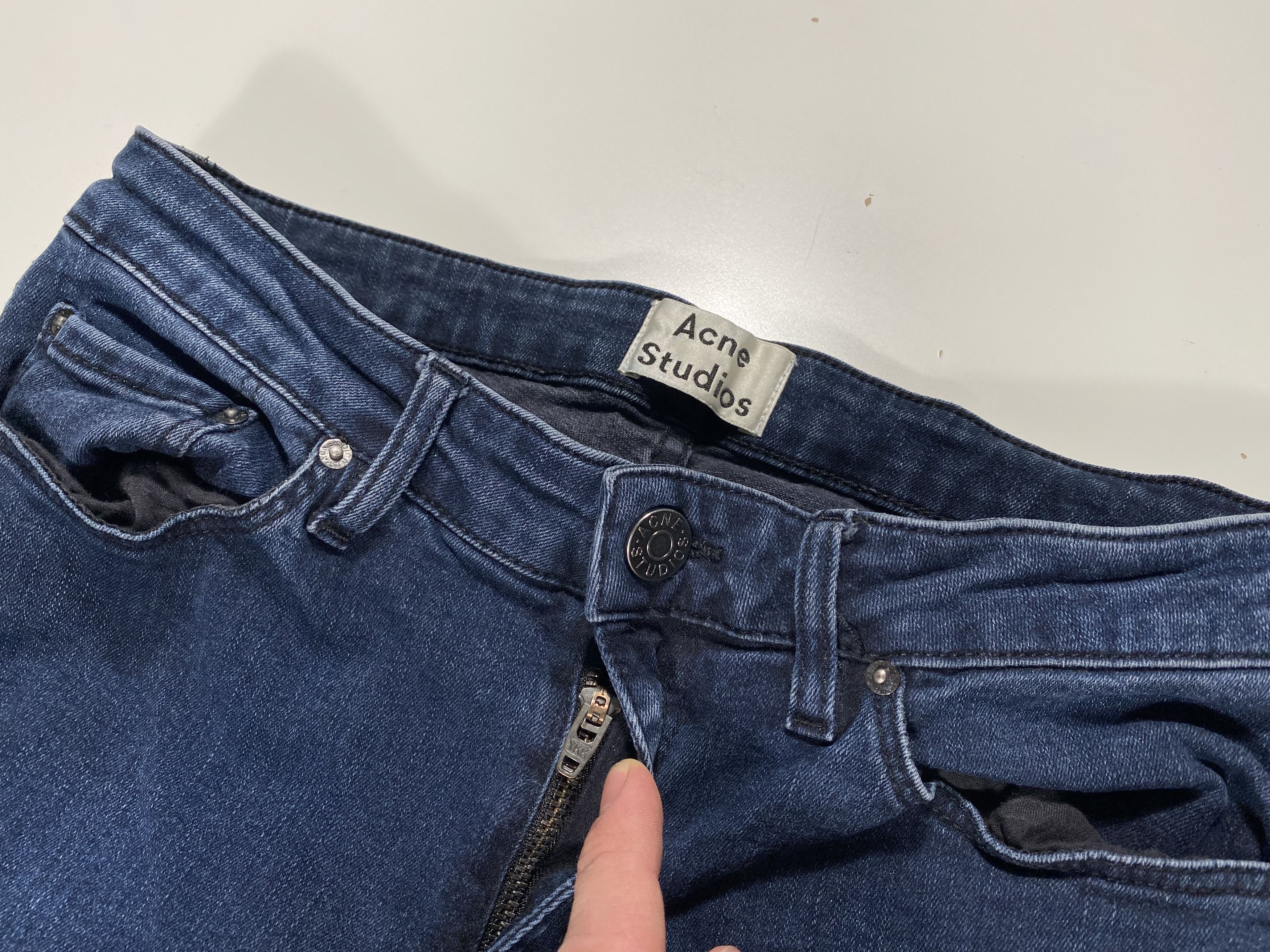 Acne Studios Acne Studios Skin 5 Deep Dark Wash Jeans 27.5x27.5 Size 27" / US 4 / IT 40 - 3 Thumbnail