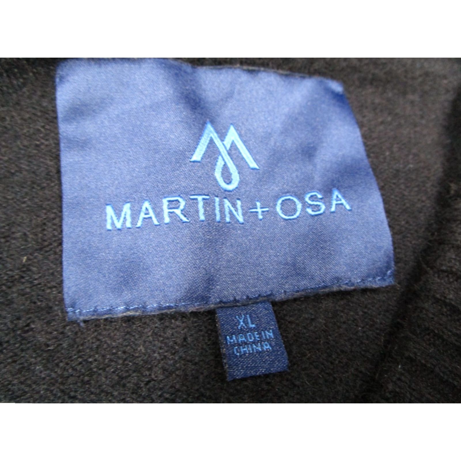 Vintage MARTIN + OSA Sweater Mens XL Blue V-Neck Knit Pullover Cashmere - Wool? - wait Size US XL / EU 56 / 4 - 2 Thumbnail
