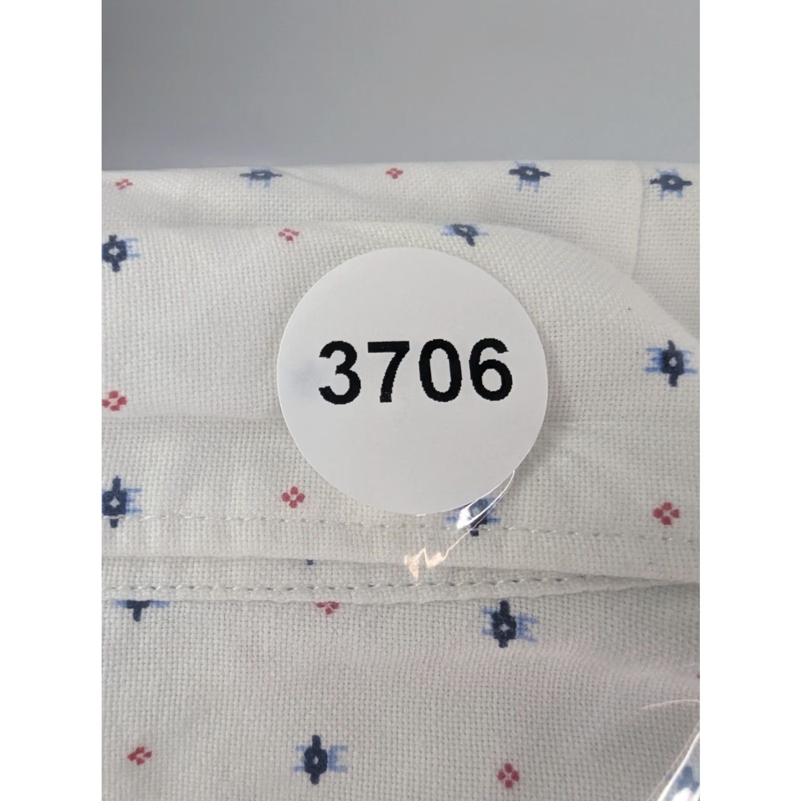 Zara ZARA Man Slim Fit Shirt Short Sleeve Button White Blue Red Dots Print Size US L / EU 52-54 / 3 - 8 Thumbnail