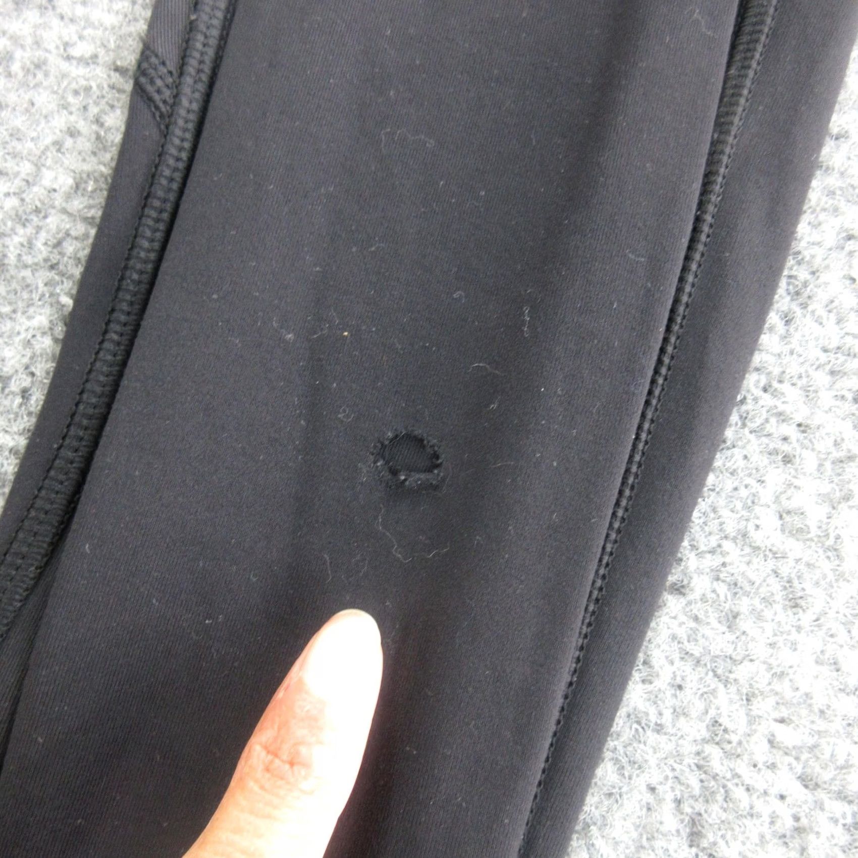 Lululemon Lululemon Womens Black High Rise Yoga Leggings Pockets LW5A7S P60 Pants 4 Size 27" / US 4 / IT 40 - 2 Thumbnail