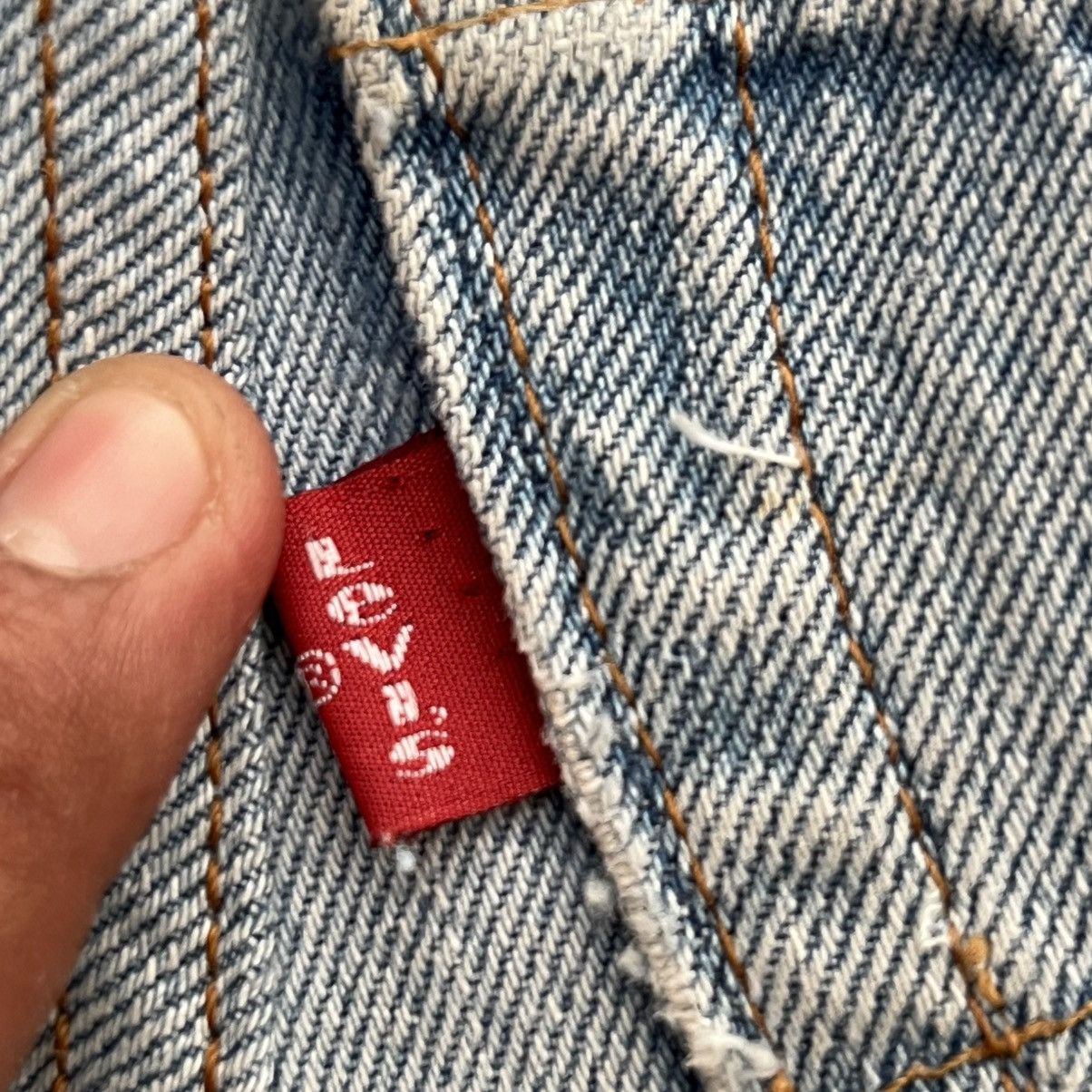 RE/DONE RE / DONE x LEVIS RECONSTRUCTED DENIM WASHED DISTRESSED Size 28" / US 6 / IT 42 - 12 Thumbnail