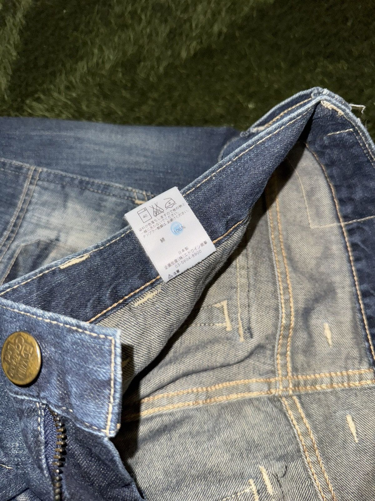 Edwin [M] EDWIN Pocket Detail Washed Denim Pants MADE IN JAPAN Size US 30 / EU 46 - 5 Thumbnail