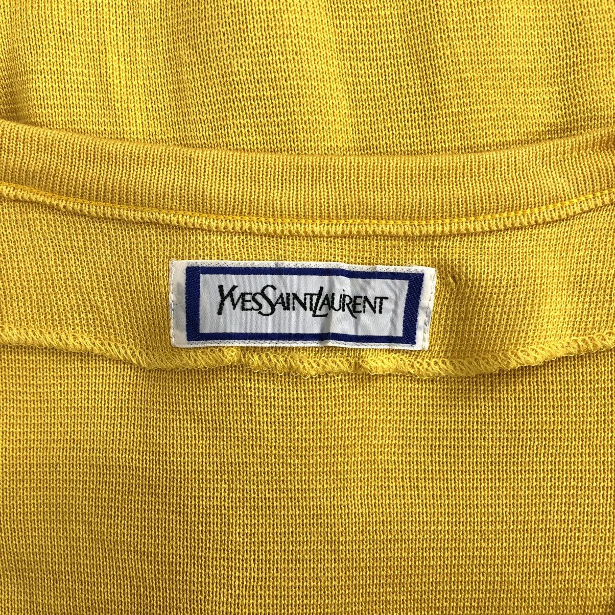Vintage × Yves Saint Laurent VINTAGE YVES SAINT LAURENT PARIS YSL LUXURY CROP BUTTON UP Size M / US 6-8 / IT 42-44 - 3 Thumbnail