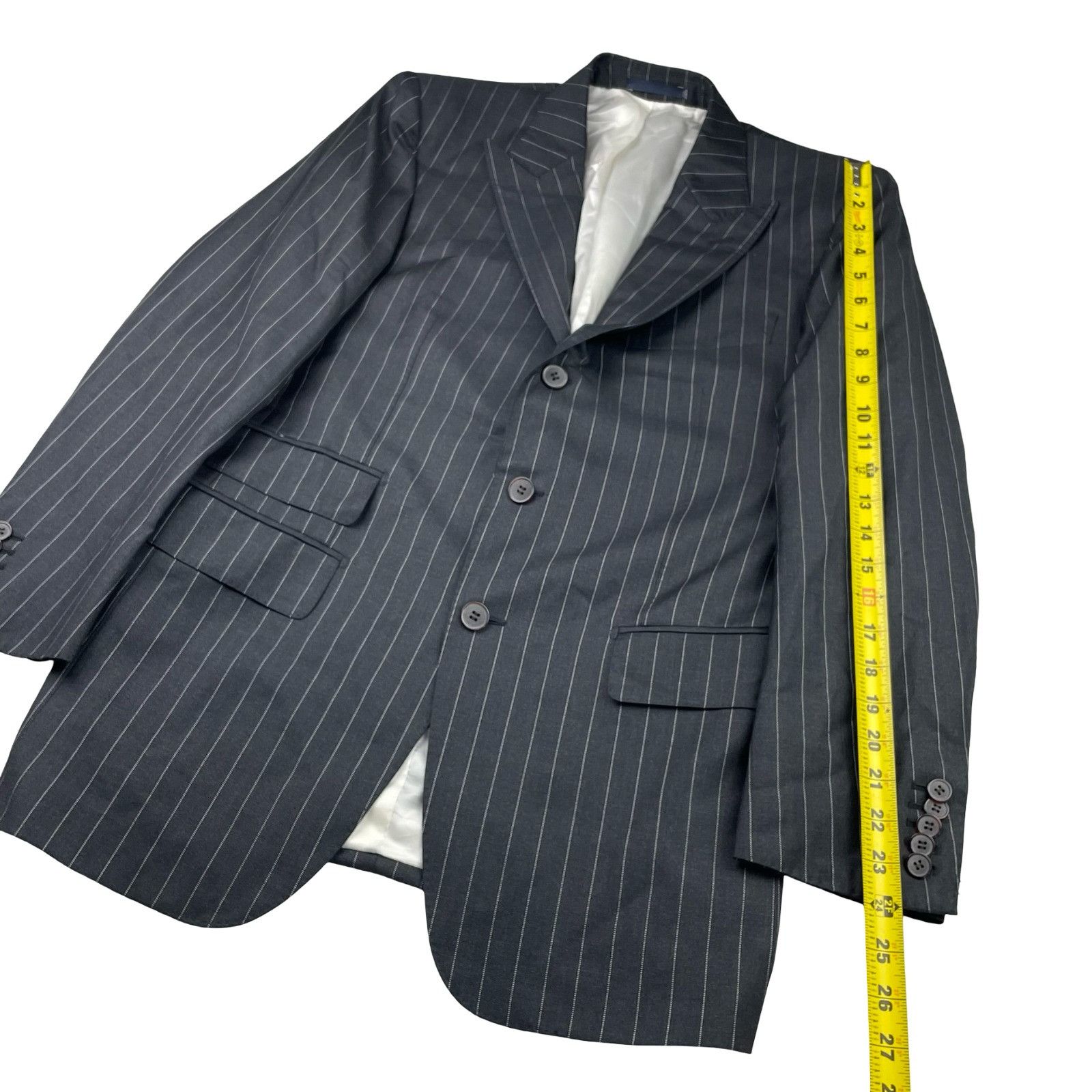 Suitsupply SuitSupply Men’s Washington SB 100% Wool Slim Fit Blazer Gra Size 42R - 12 Thumbnail