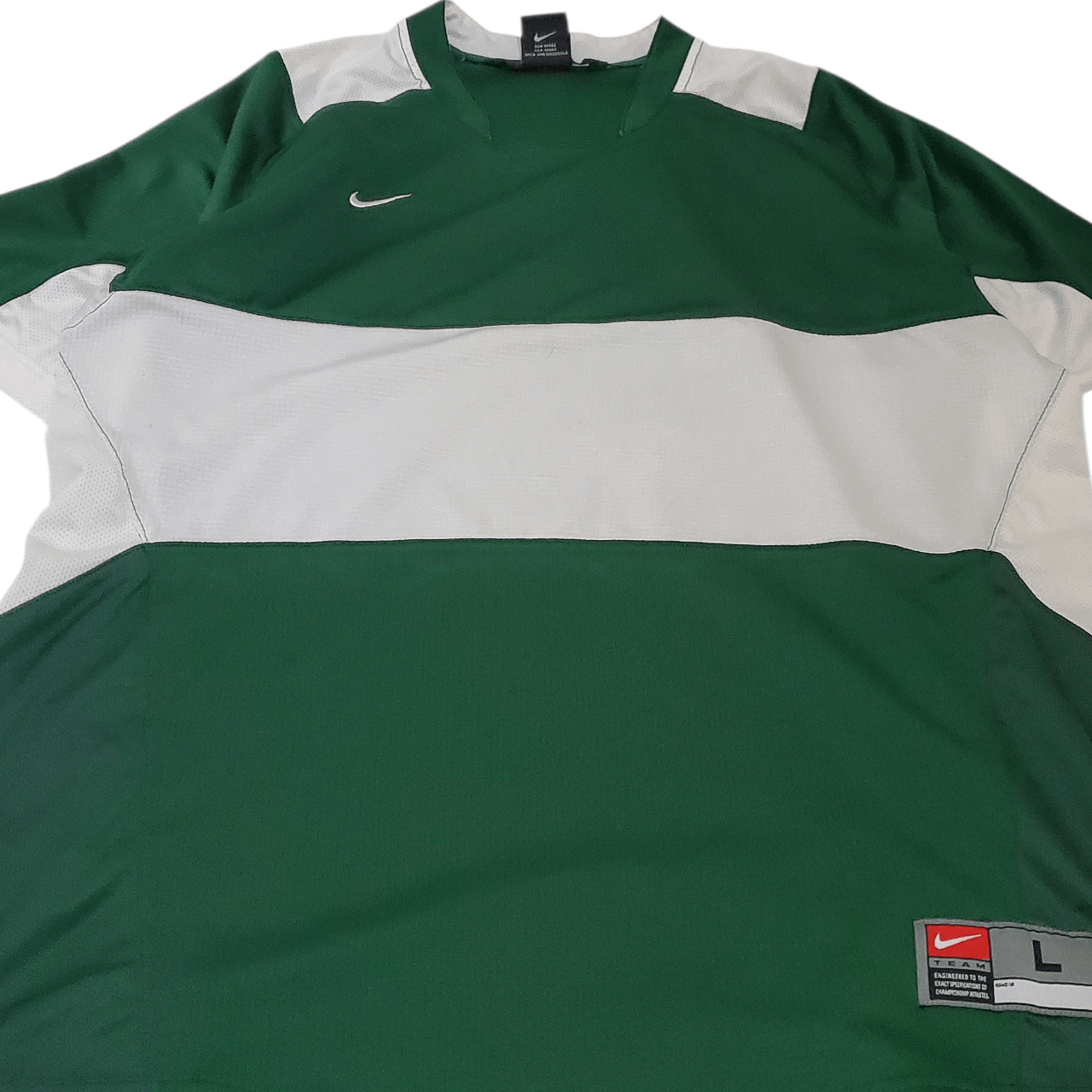 Nike Y2K Nike Jersey Green/White Size US XL / EU 56 / 4 - 2 Thumbnail