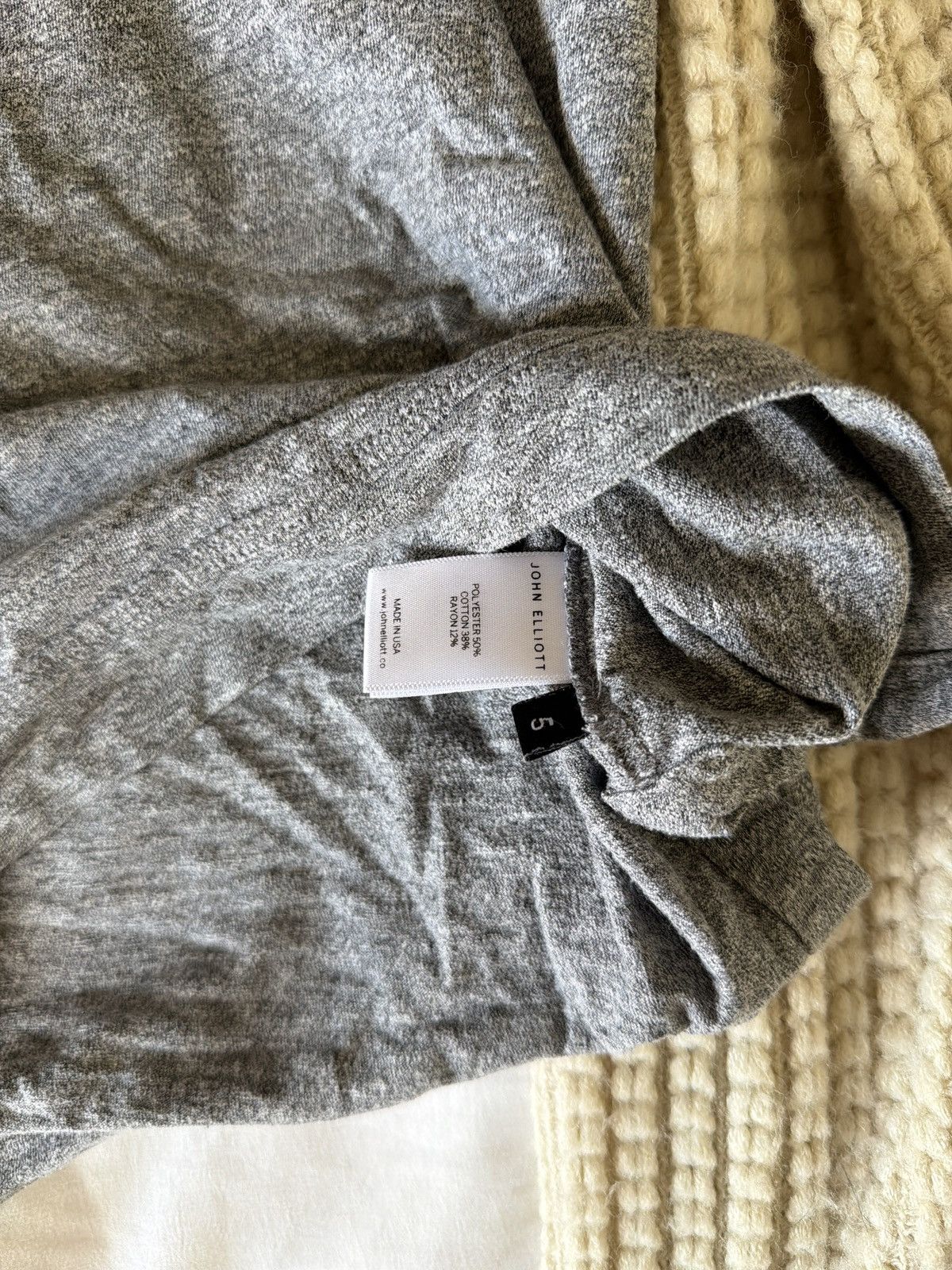 John Elliott John Elliott Long Sleeve T Shirt Size US XL / EU 56 / 4 - 2 Thumbnail