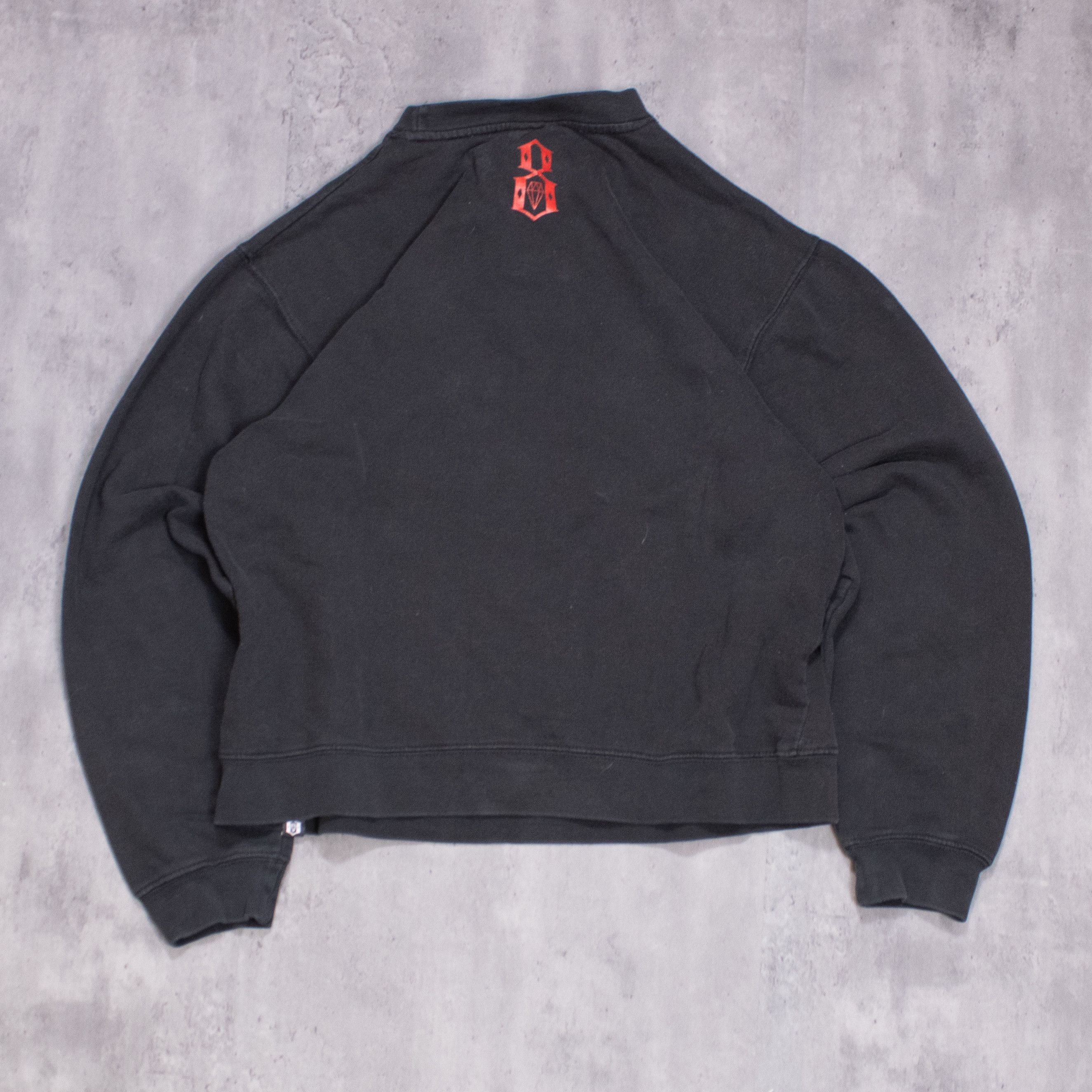 Vintage Rebel Eight Born or Die Black Crewneck Sweater Size US M / EU 48-50 / 2 - 9 Thumbnail