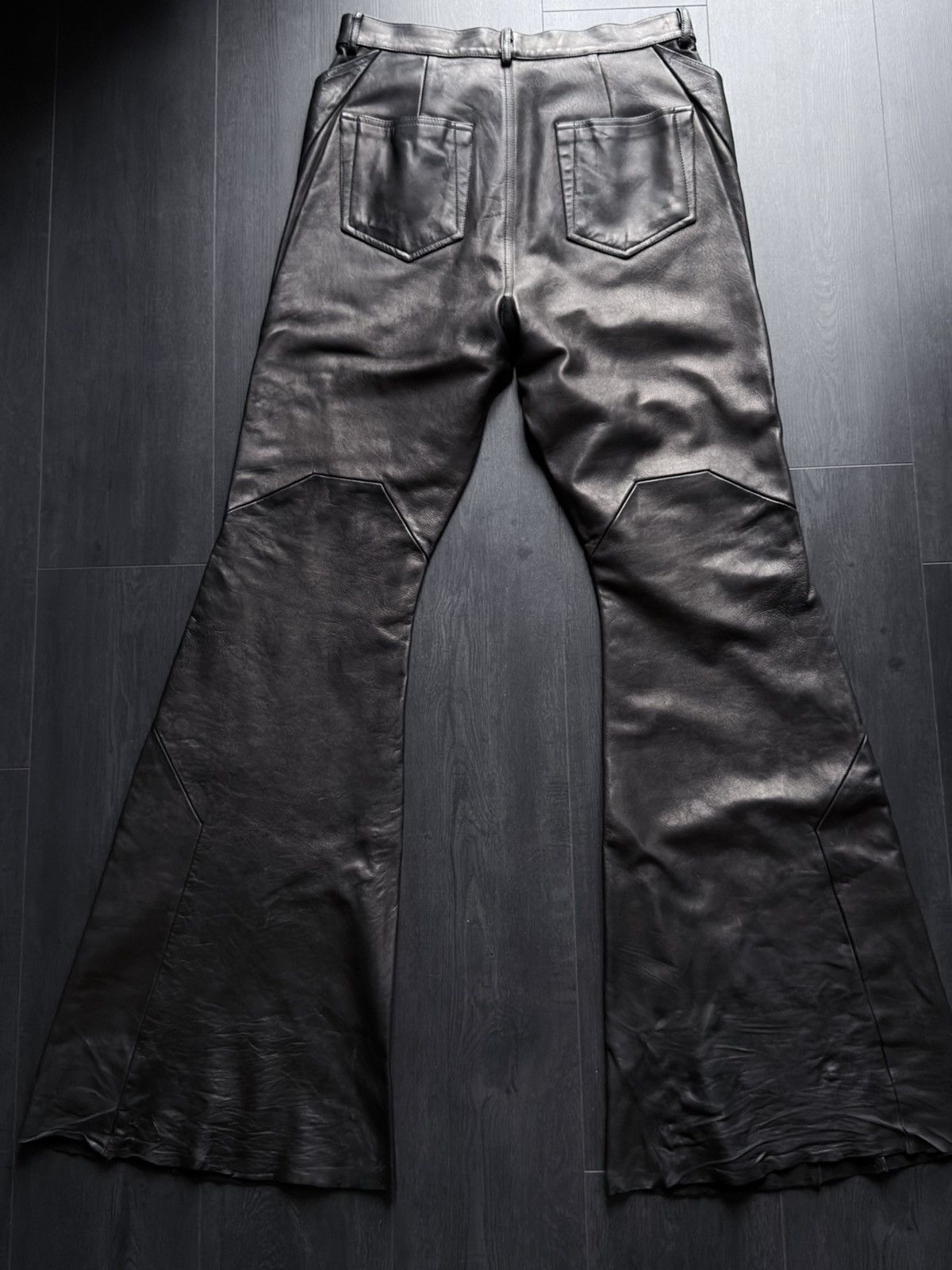Rick Owens Rick Owens slivered leather pants Size US 31 - 2 Thumbnail