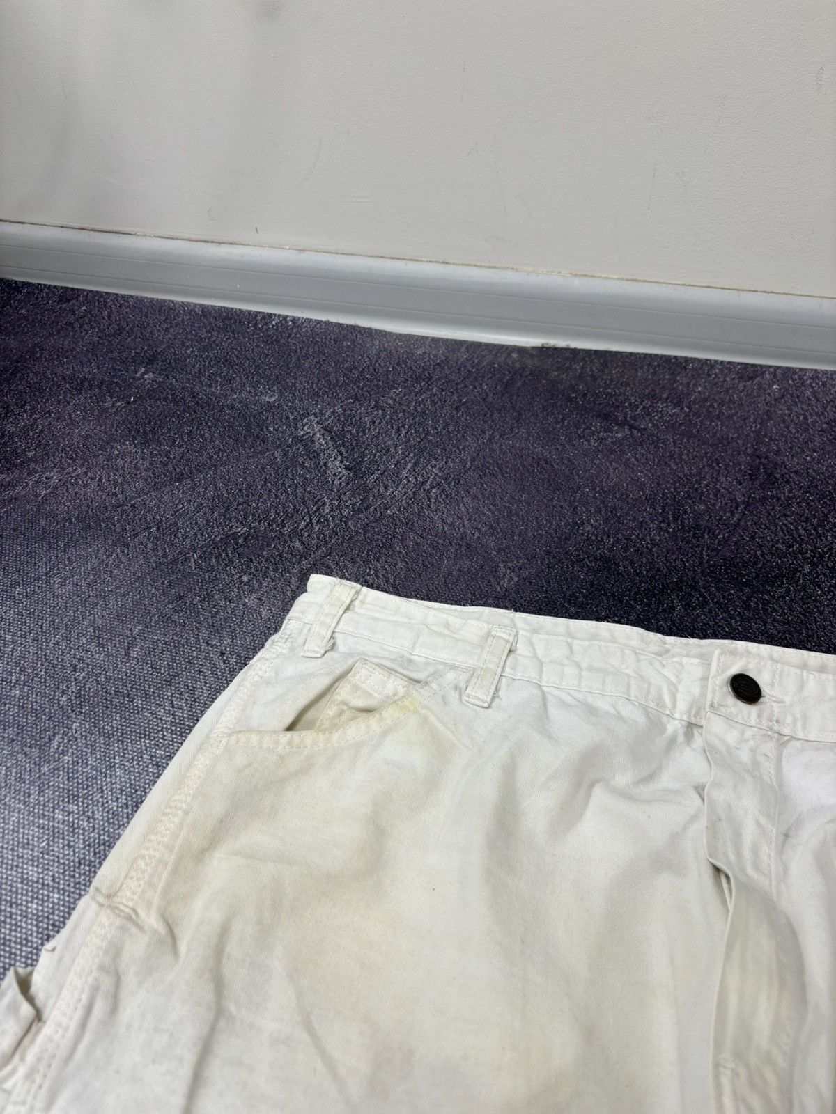 Dickies Vintage Dickies USA White Work Carpenter Hype Baggy Pants Size US 38 / EU 54 - 15 Thumbnail