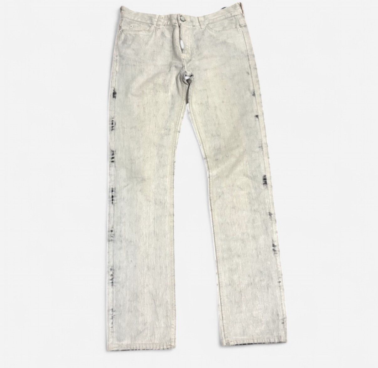 Jeans Maison Martin Margiela Line 1 - Denim Blanc Souple - Taille I42 (EU 38) - Neuf Avec étiquettes