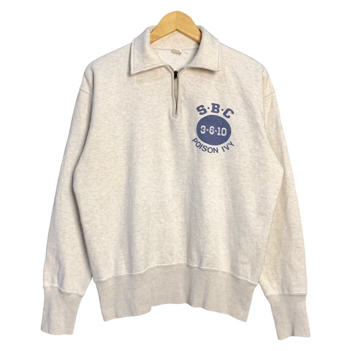 The Real McCoy's McCoy Sportswear “Poison Ivy” Halfzip Sweater Size US M / EU 48-50 / 2 - 1 Thumbnail