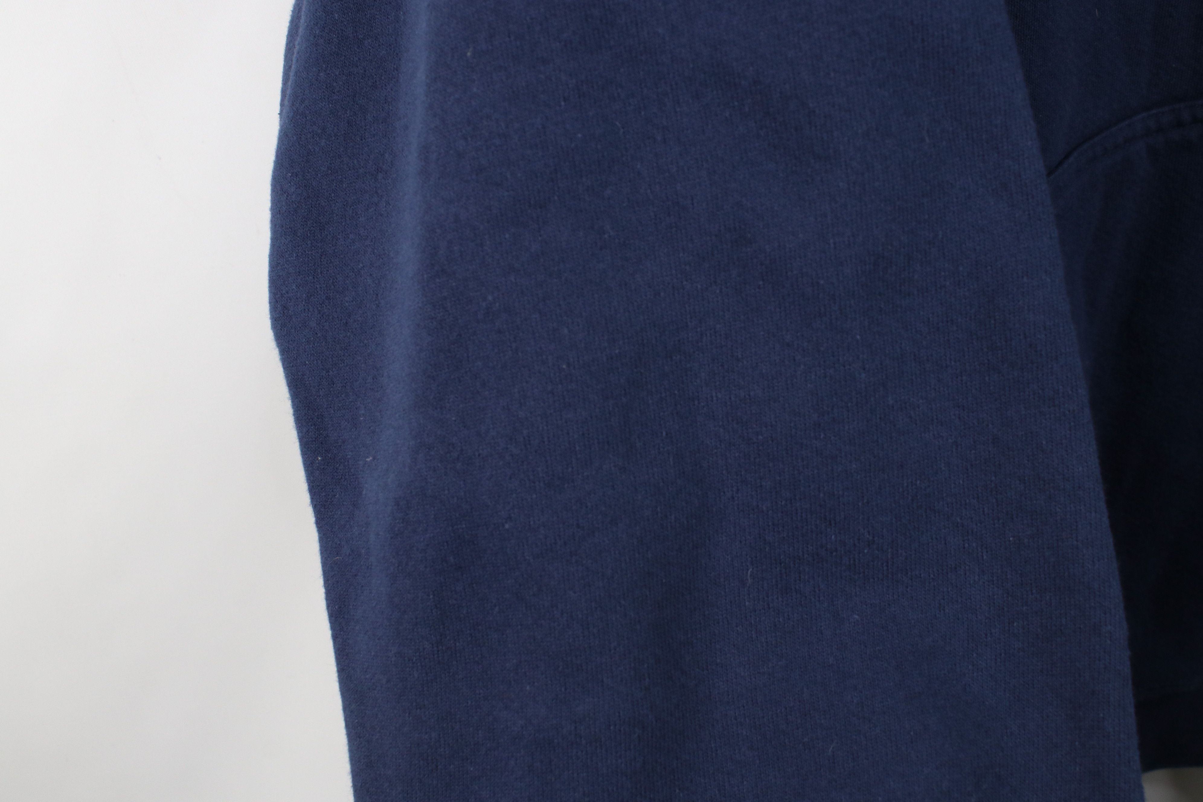 Nike Vintage 90s Y2K Nike Spell Heavyweight Hoodie Navy Blue USA Size US L / EU 52-54 / 3 - 8 Thumbnail