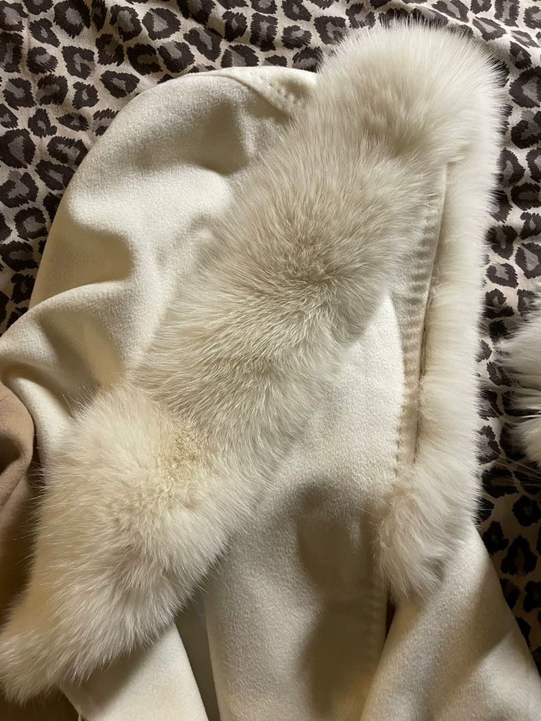 Max Mara Max Mara Snow White Coat Size S / US 4 / IT 40 - 3 Thumbnail