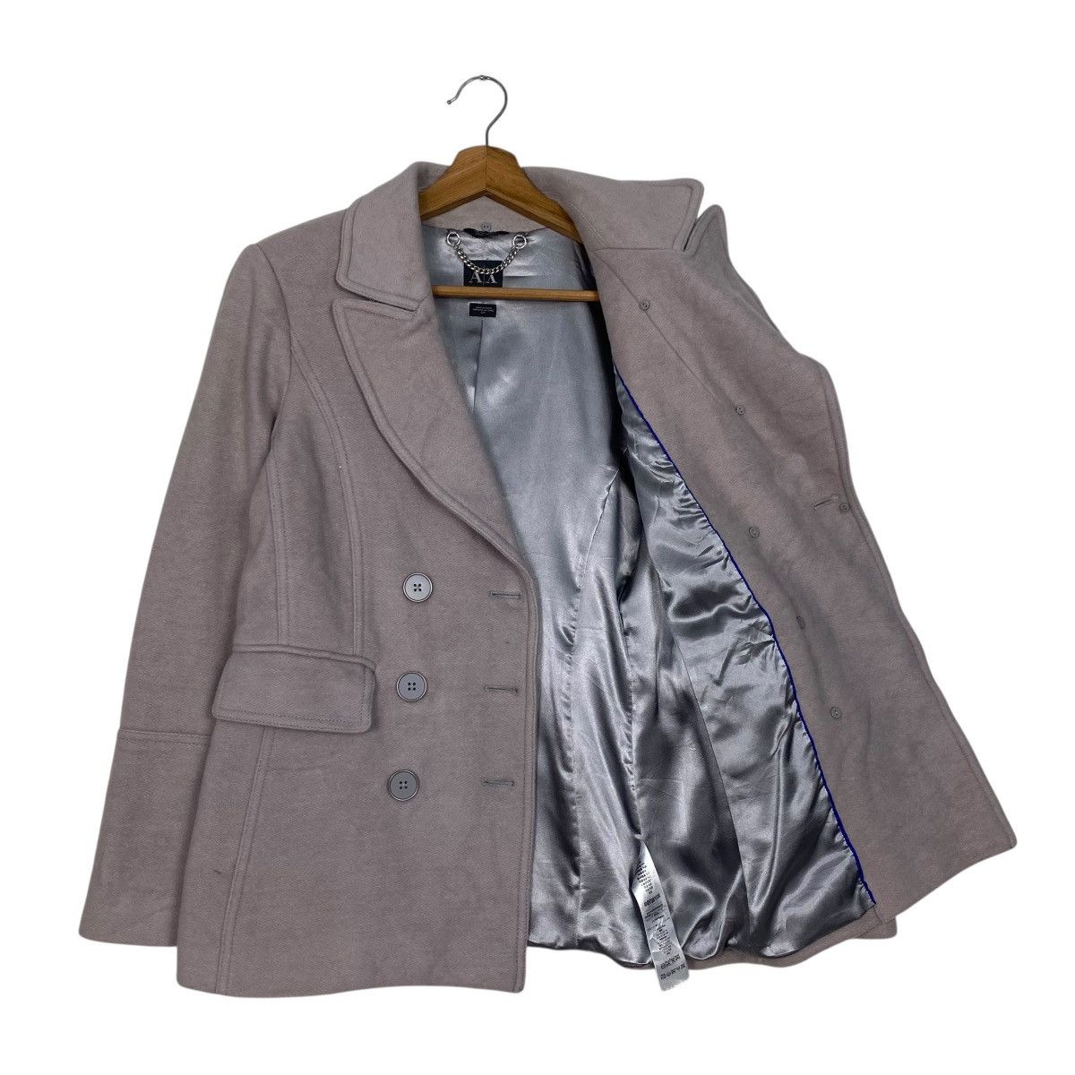 Armani × Armani Exchange Armani Exchange double breasted jacket coat Size S / US 4 / IT 40 - 9 Thumbnail