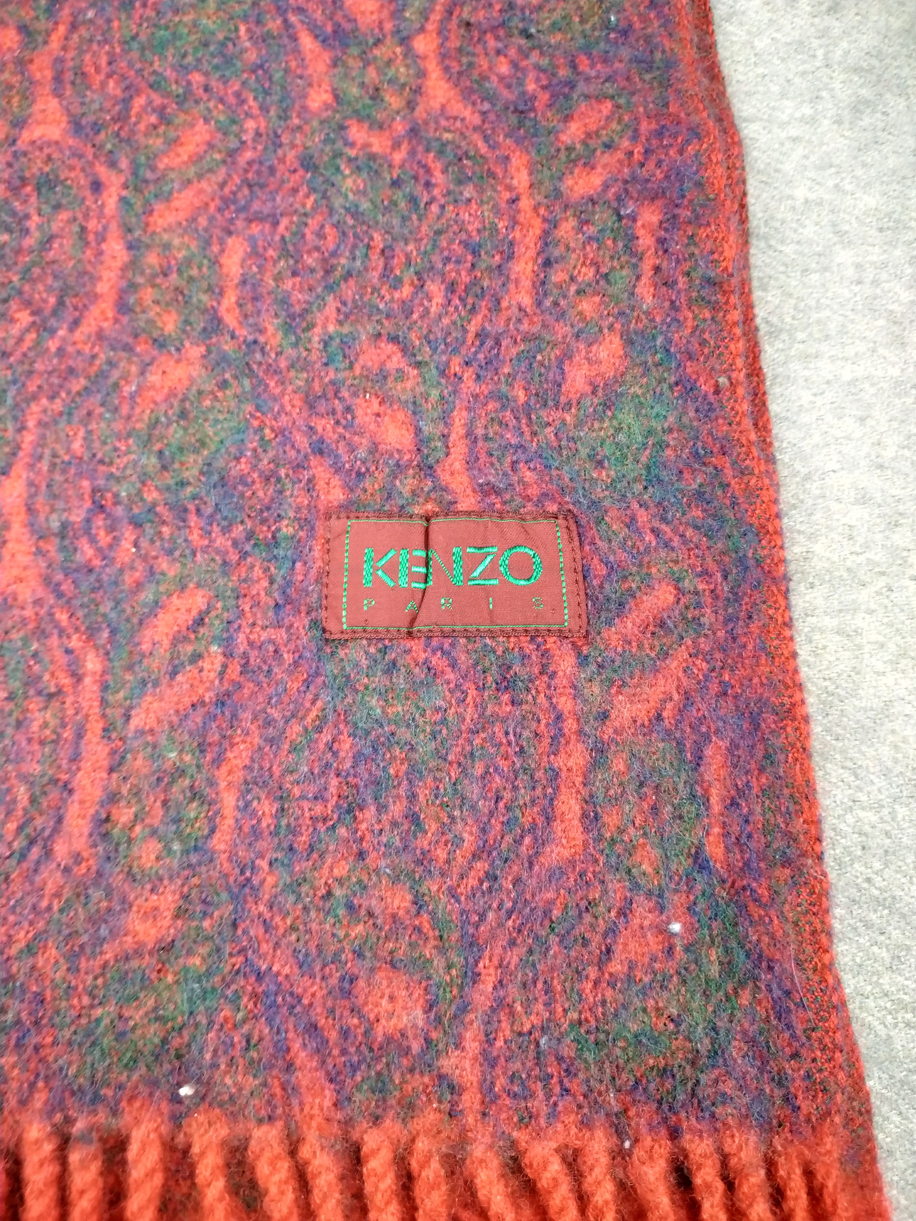 Vintage Kenzo Scarf / Muffler / Neckwear - WW730 Size ONE SIZE - 2 Thumbnail