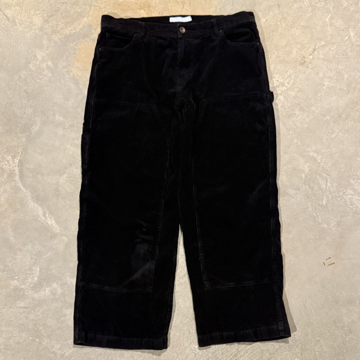 Vintage 2000s Faded Corduroy Double Knee Carpenter Pants ERD Grunge Size US 38 / EU 54 - 1 Thumbnail