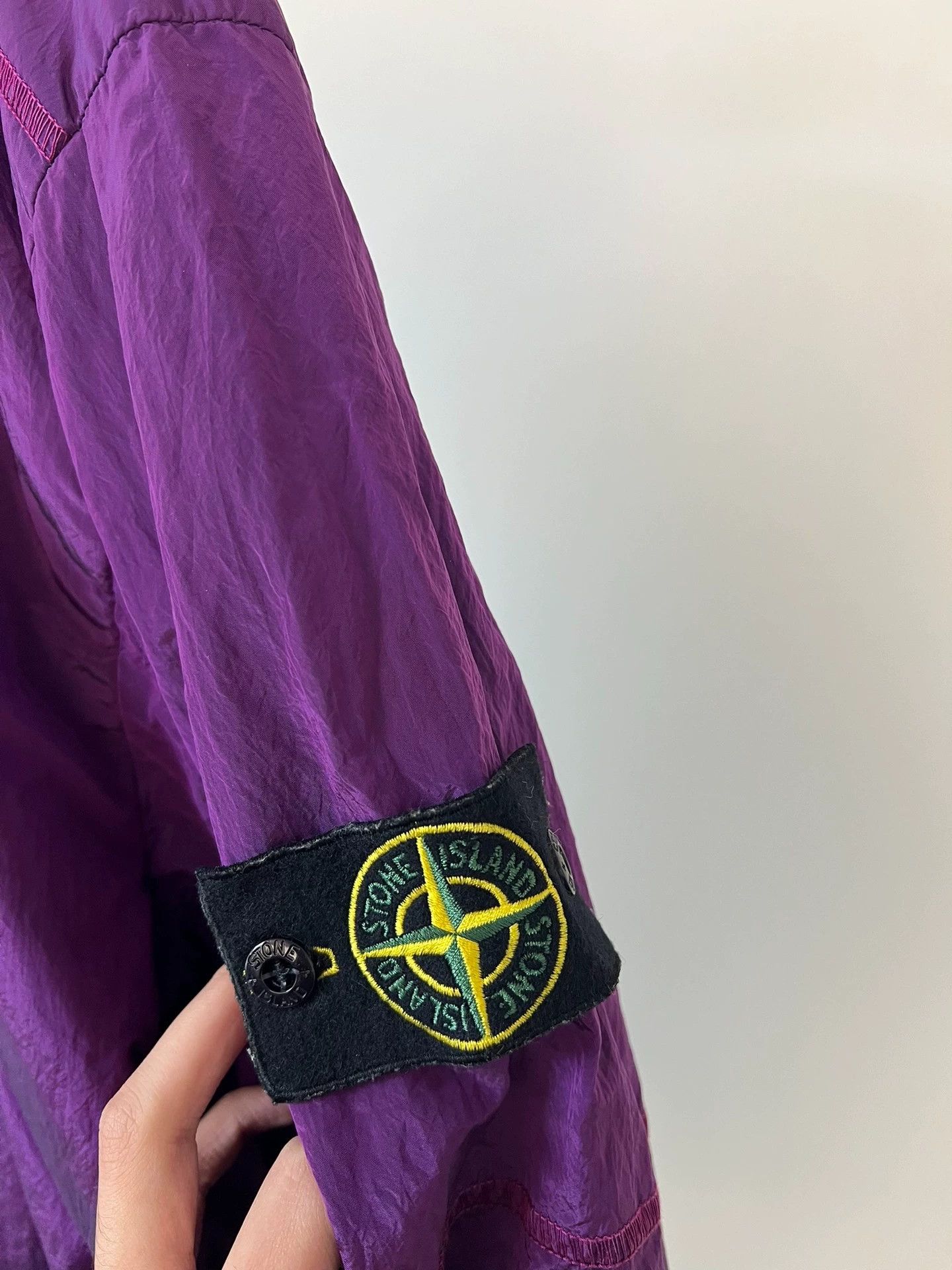 Stone Island Stone Island 18FW Metallic Nylon Grape Purple Size US L / EU 52-54 / 3 - 3 Thumbnail