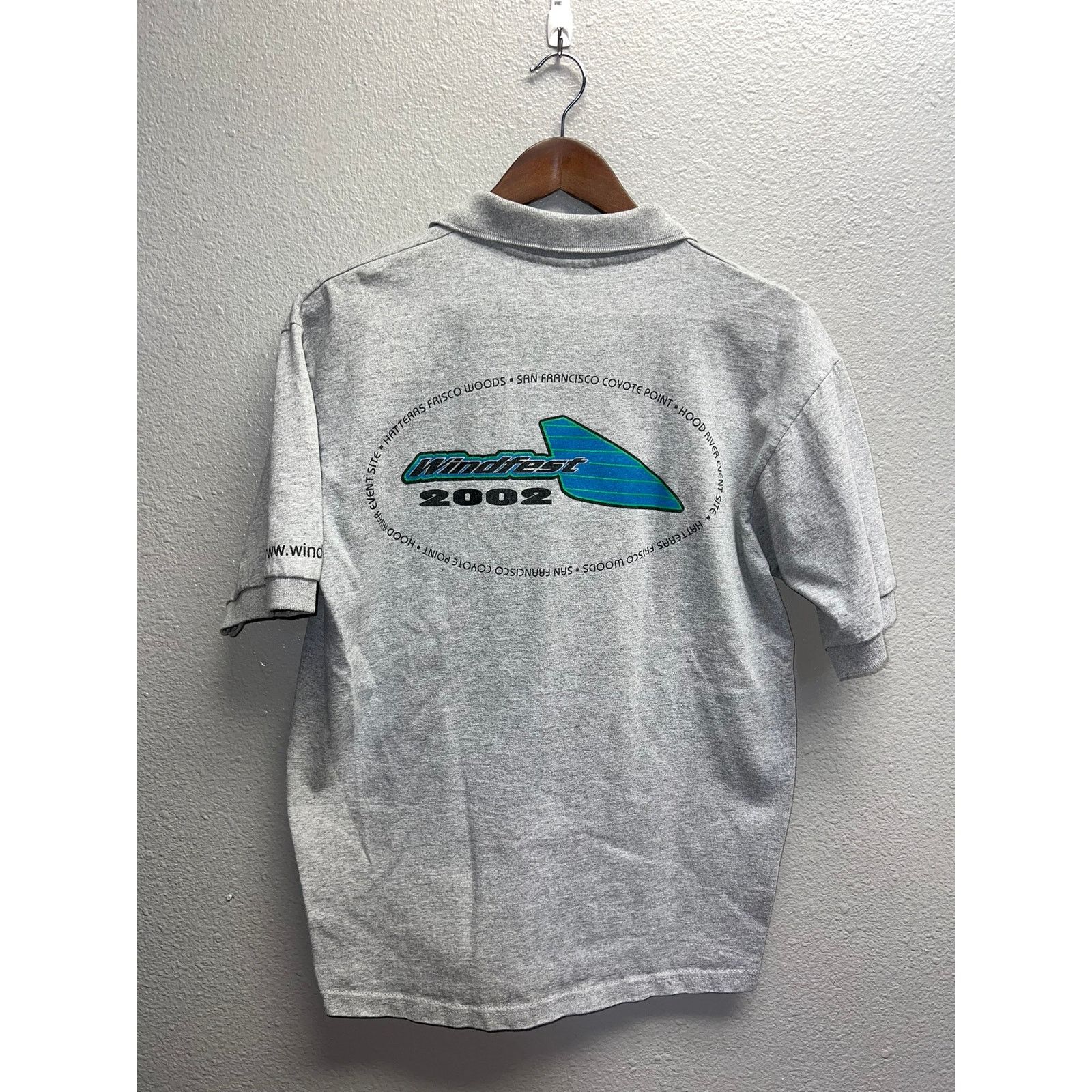 Vintage Vintage Windsailing Shirt Polo Short Sleeve Windfest 2002 M Size US M / EU 48-50 / 2 - 1 Thumbnail