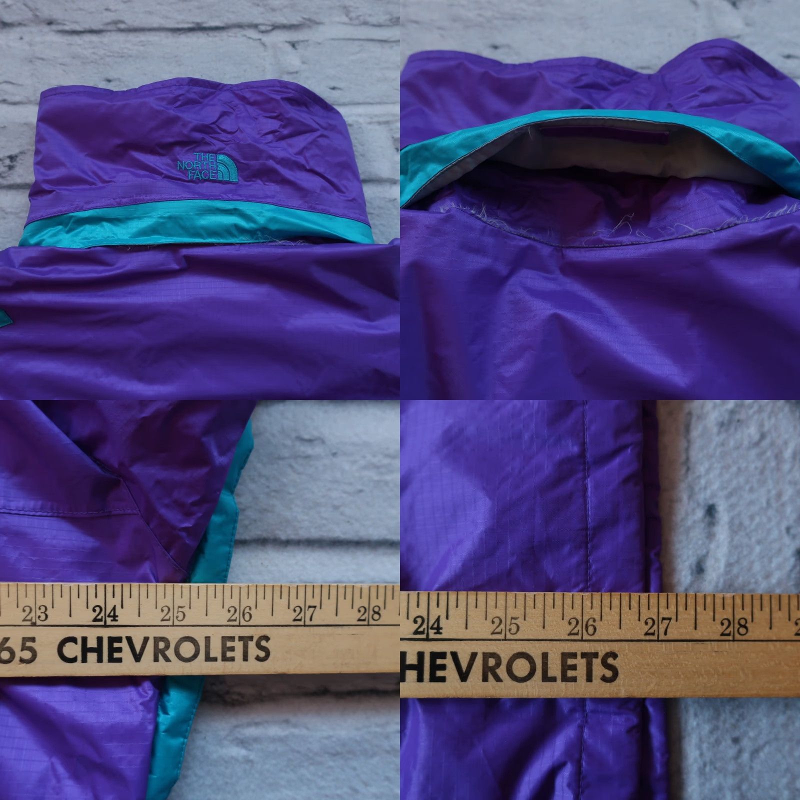 The North Face Vintage 90s North Face Pullover Jacket Mens Large Purple Teal 90s Style Parka Rare Size US L / EU 52-54 / 3 - 8 Thumbnail