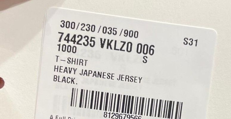 Bottega Veneta o1n1vont1224 Relaxed Fit Heavy Jersey T-Shirt in Black Size S / US 4 / IT 40 - 5 Thumbnail