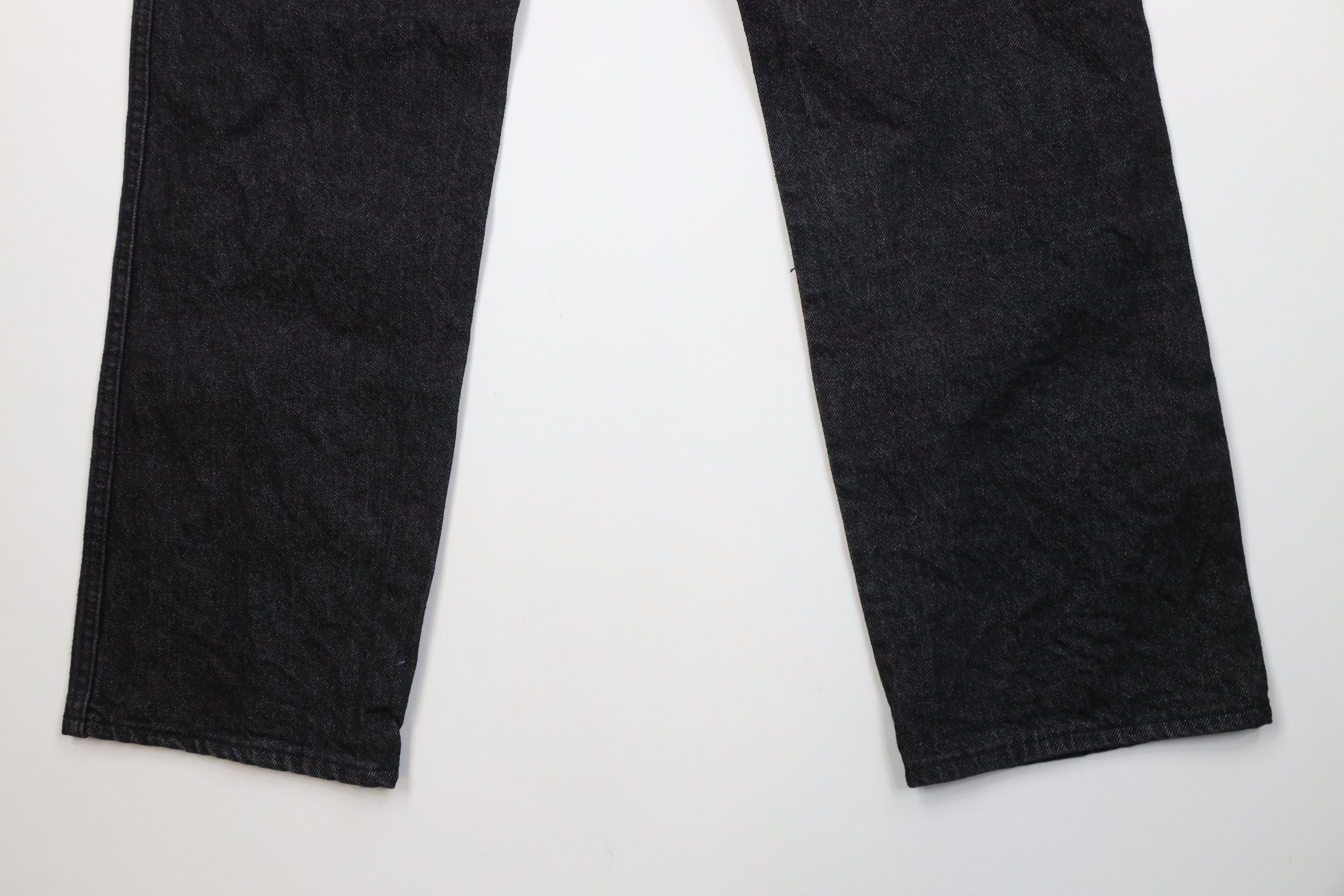 Dickies Vintage 70s Dickies Wide Leg Denim Jeans Black Cotton Size US 38 / EU 54 - 10 Thumbnail
