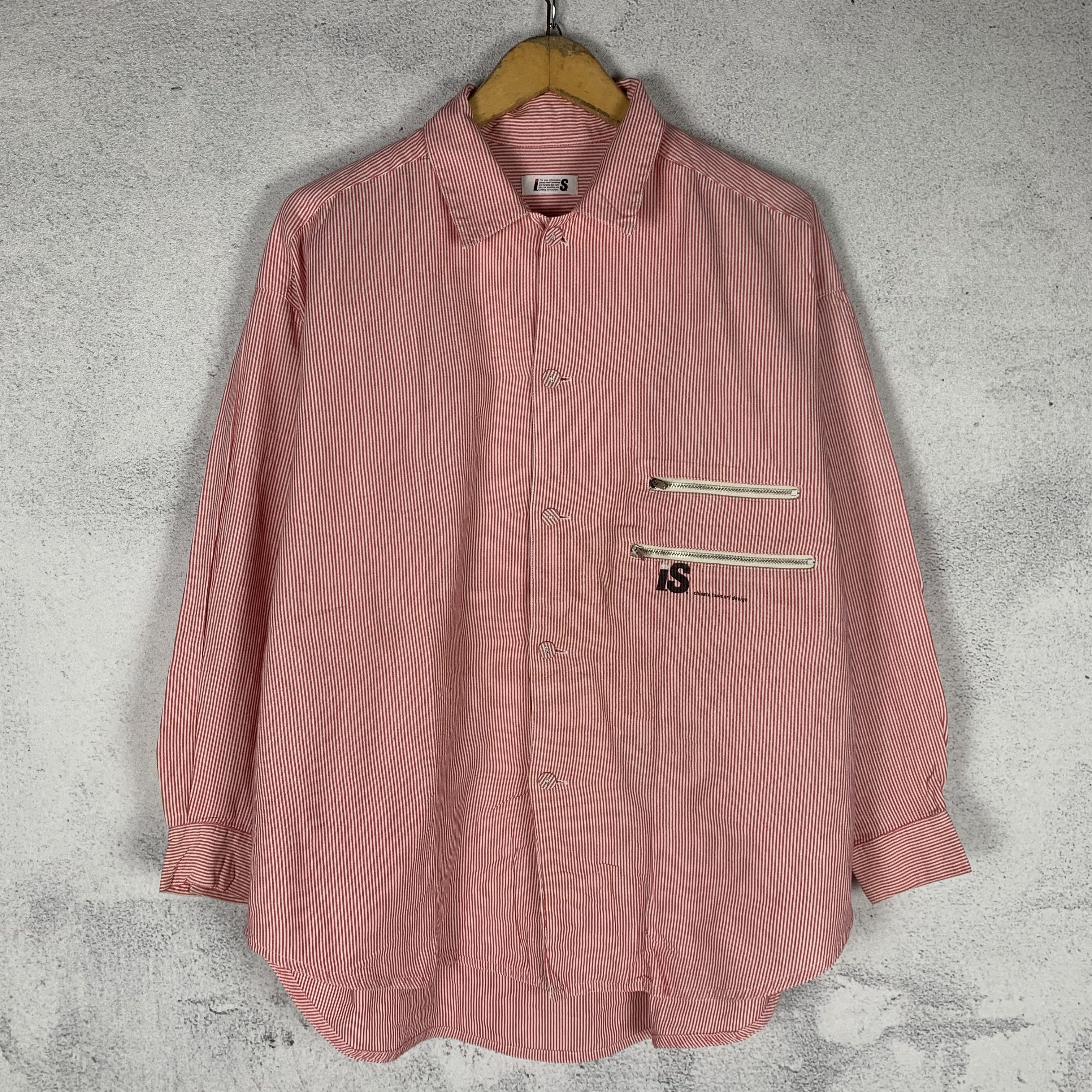 Issey Miyake Vintage Issey Miyake Striped Shirt Size US M / EU 48-50 / 2 - 1 Thumbnail