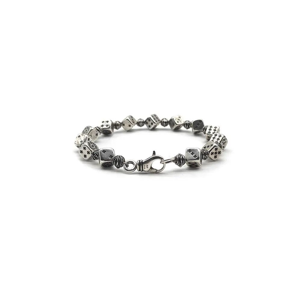 Chrome Hearts Chrome Hearts Silver Dice Cross Bracelet Size ONE SIZE - 4 Thumbnail