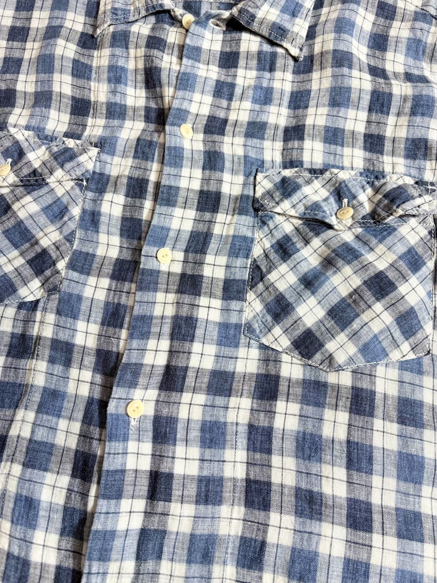 Visvim VISVIM Linen Check Shirt Size US M / EU 48-50 / 2 - 3 Thumbnail