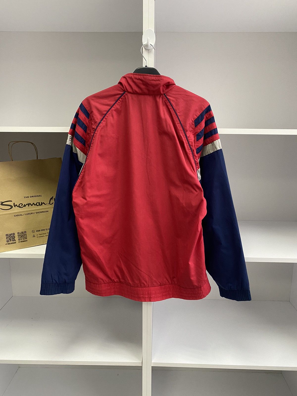 Adidas × Vintage Vintage Adidas Red 90s Style Track Jacket Size US M / EU 48-50 / 2 - 16 Thumbnail