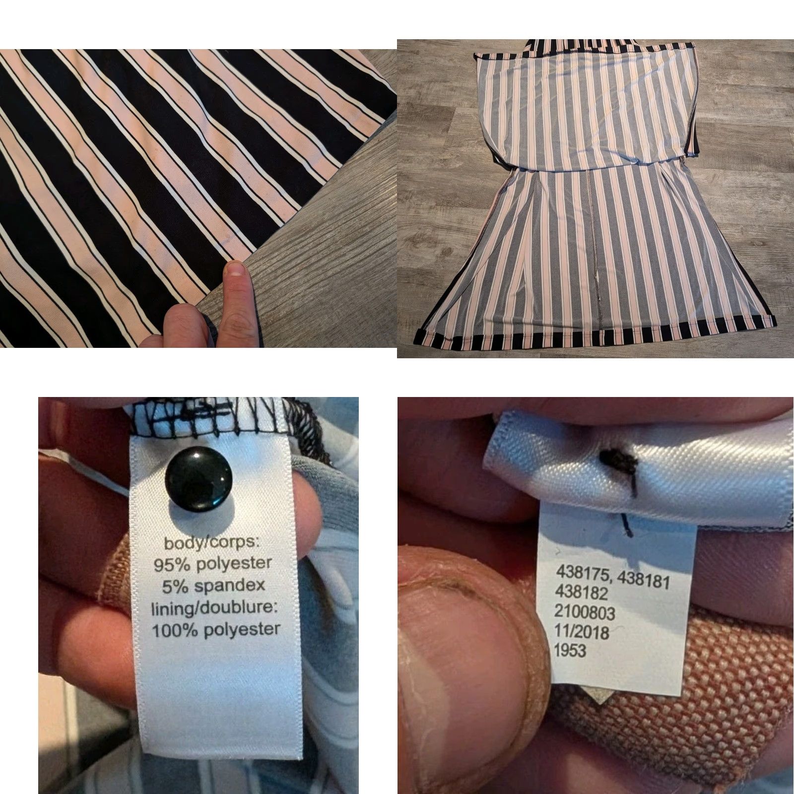 Vintage Maurices Striped Maxi Dress Women’s Medium Striped Pink Black NWT Clothing Maurices Maxi Dress Women’s Medium Striped Pink Black NWT Size M / US 6-8 / IT 42-44 - 8 Thumbnail