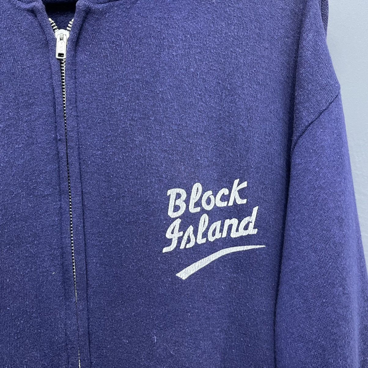 Vintage Vintage 90s Block Island Rhode Island Zip Hoodie Size US M / EU 48-50 / 2 - 5 Thumbnail