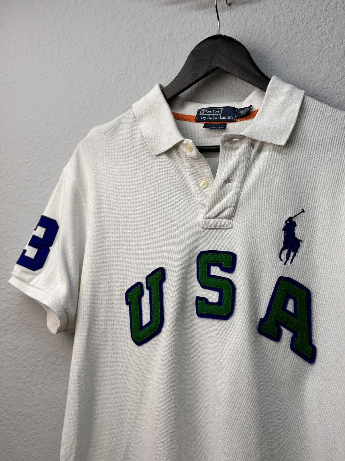 Other Vintage Polo Ralph Lauren USA Polo Shirt Rugby Japanese Size US L / EU 52-54 / 3 - 6 Thumbnail