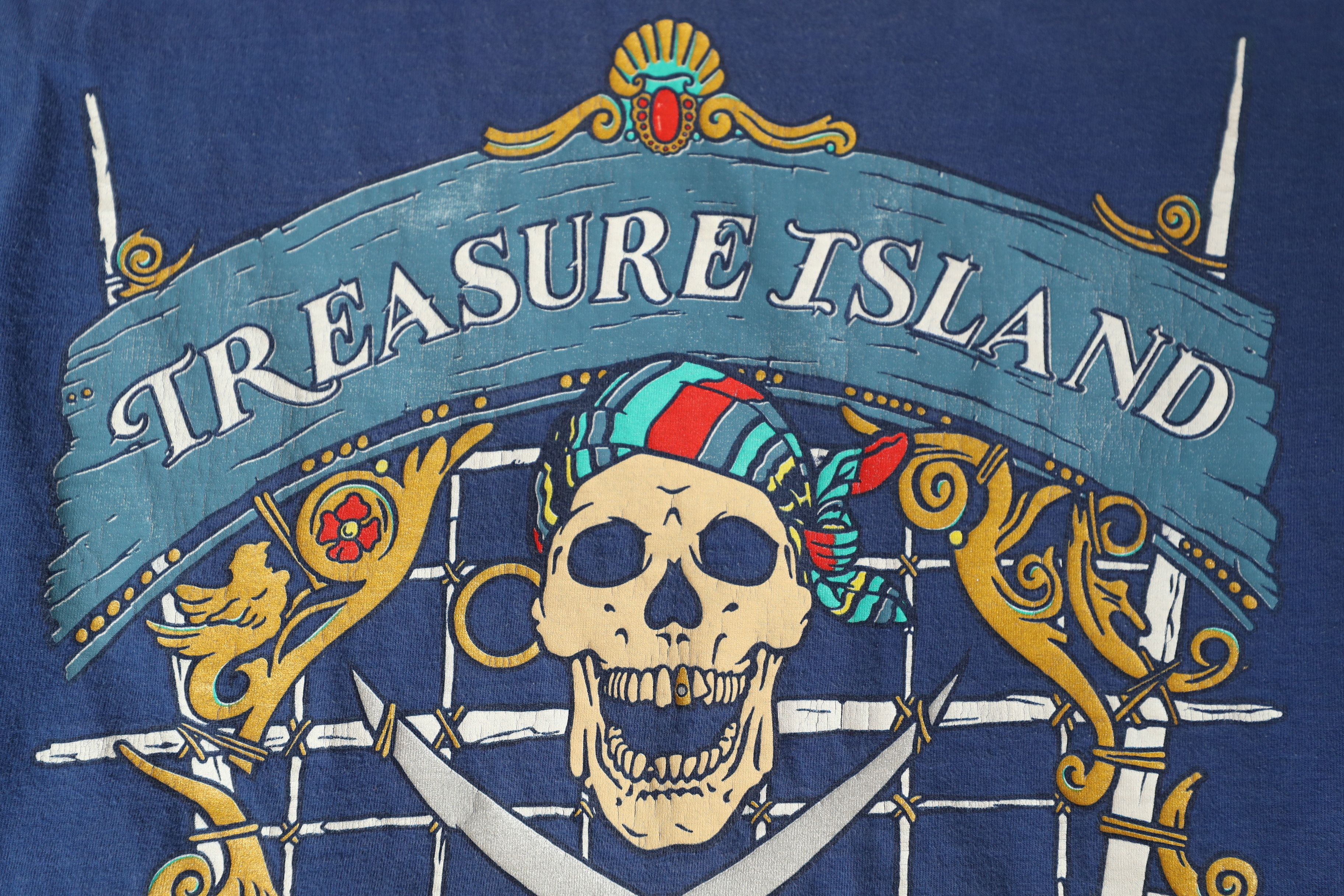 Jerzees × Vintage Vintage Treasure Island at the Mirage Tee (L) Size US L / EU 52-54 / 3 - 5 Thumbnail