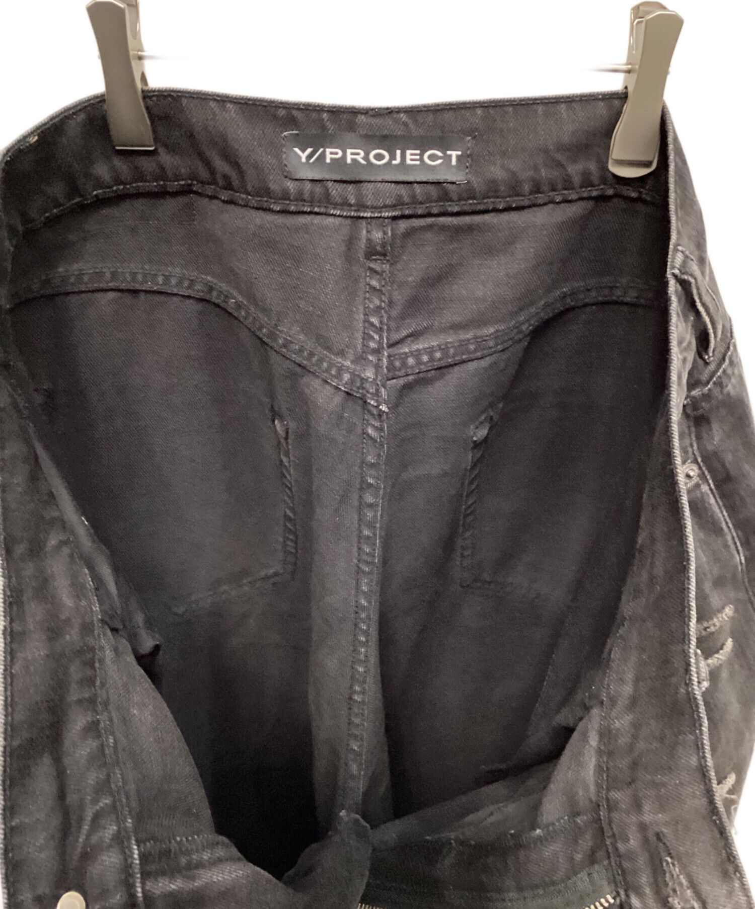 Y/Project Y/ PROJECT PARIS BEST PATCH Denim Pants Black 29 Size US 32 / EU 48 - 3 Thumbnail