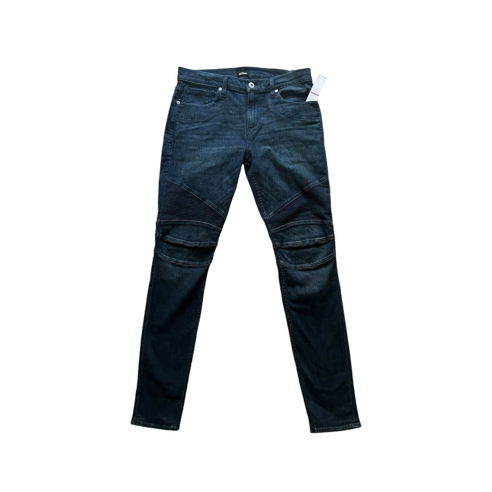 Hudson Hudson Jeans Ethan Biker Skinny Men's Dark Blue Size 33/32 Size US 33 - 1 Thumbnail