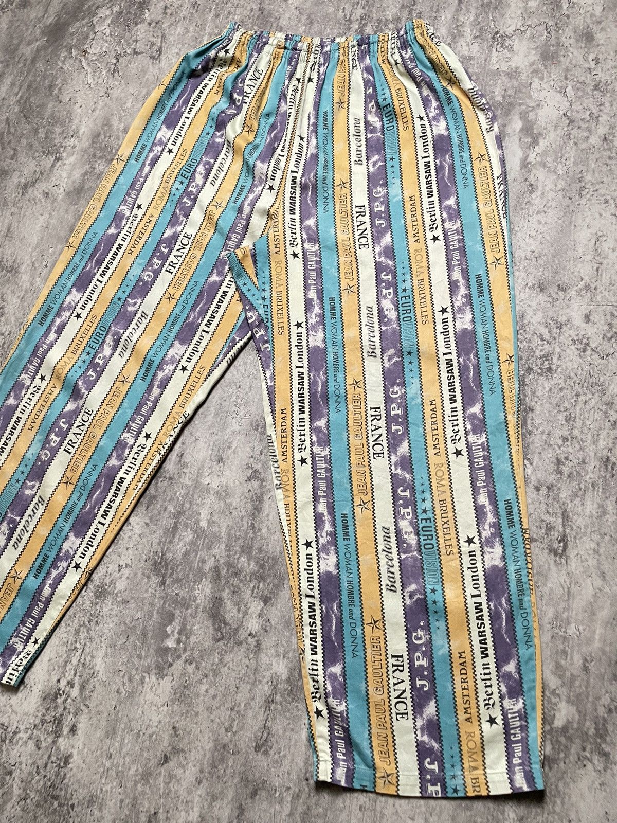 Jean Paul Gaultier Vintage Jean Paul Gaultier “EURO VISION” Printed Size US 33 - 3 Thumbnail