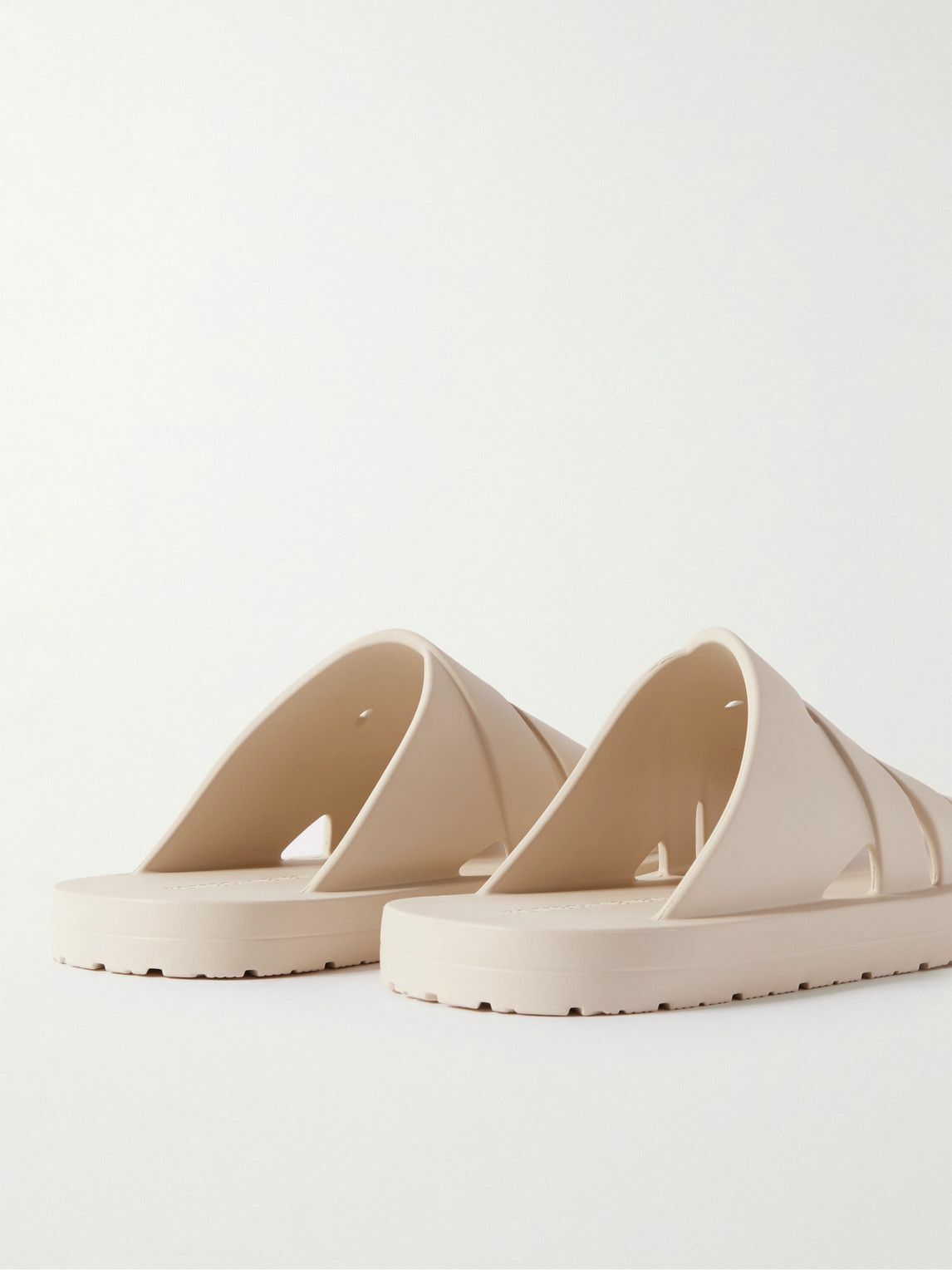Bottega Veneta o1w1db10525 Rubber Sandals in Ivory Size US 10 / EU 43 - 4 Thumbnail