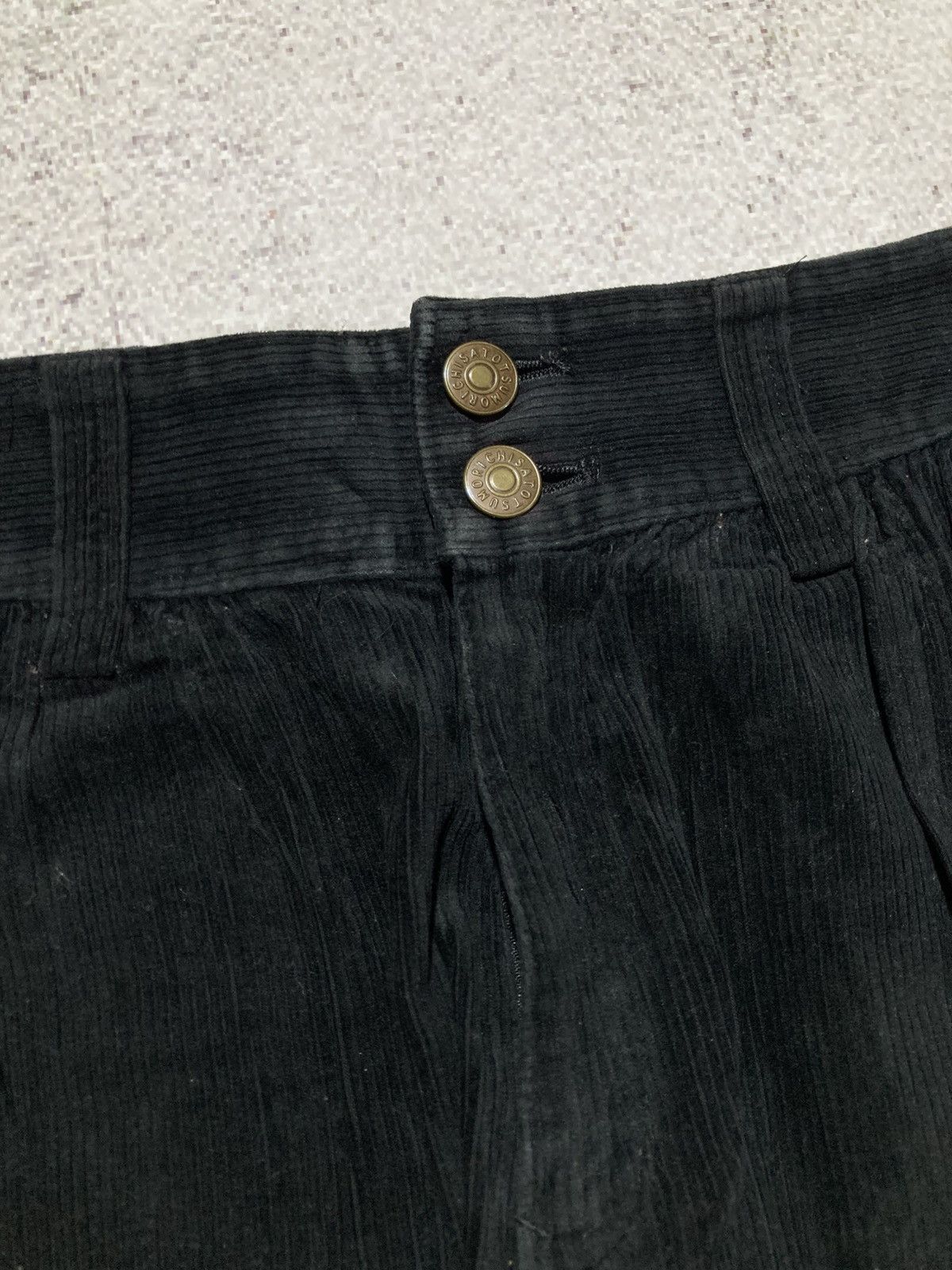 Issey Miyake 2000s Tsumori Chisato by Issey Miyake Corduroy Pants Black Size US 29 - 8 Thumbnail