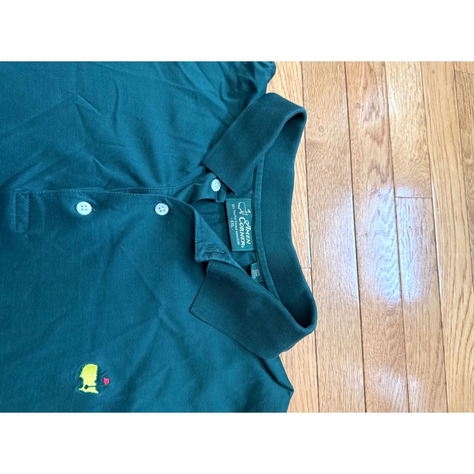 Vintage Vintage Masters Collection Polo Shirt Mens XL Green Logo Pima Cotton Golf Shirt Size US XL / EU 56 / 4 - 3 Thumbnail